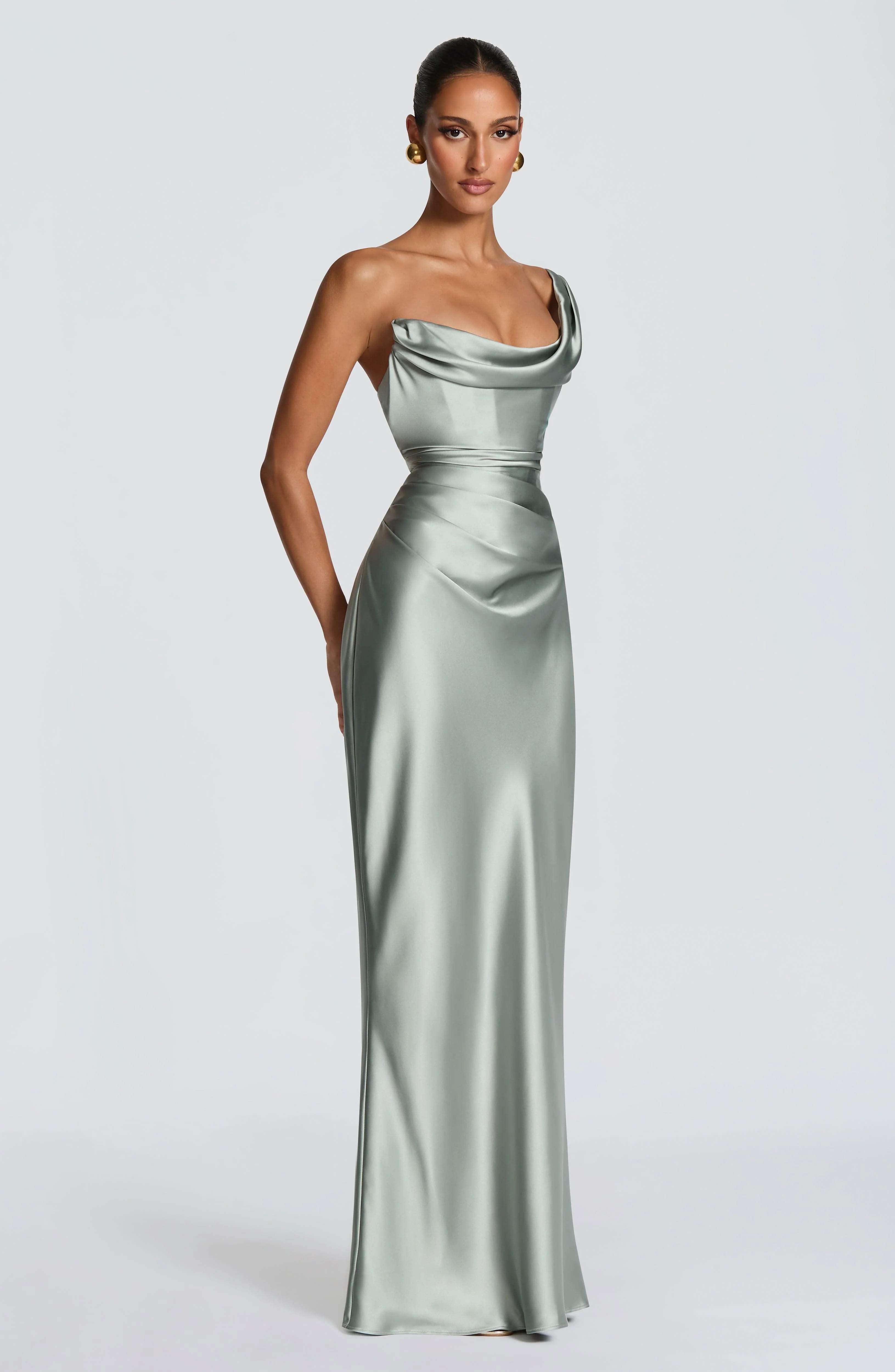 Thalassa Maxi Dress - Sage - Image 6