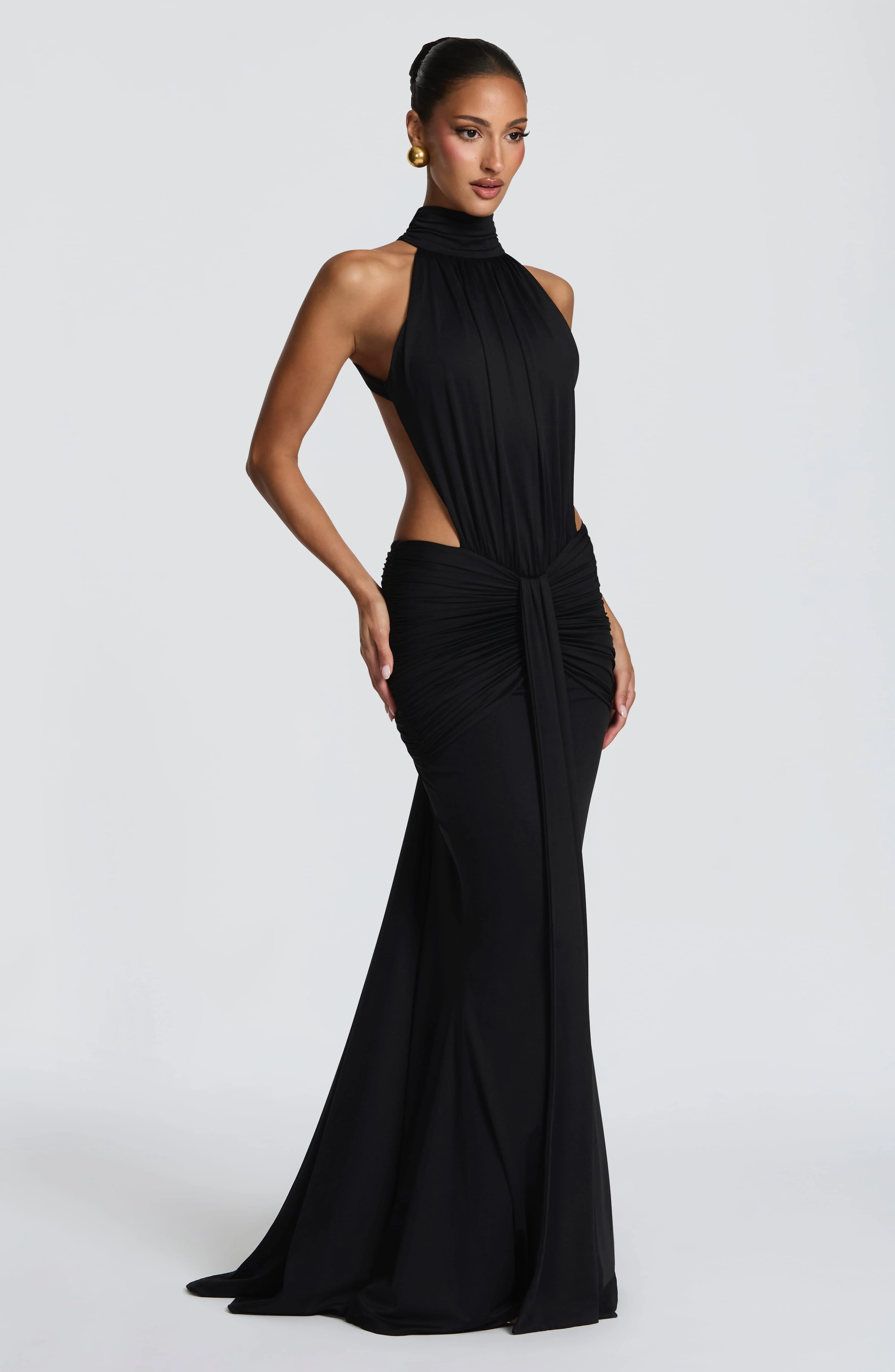 Thekla Maxi Dress - Black - Image 3