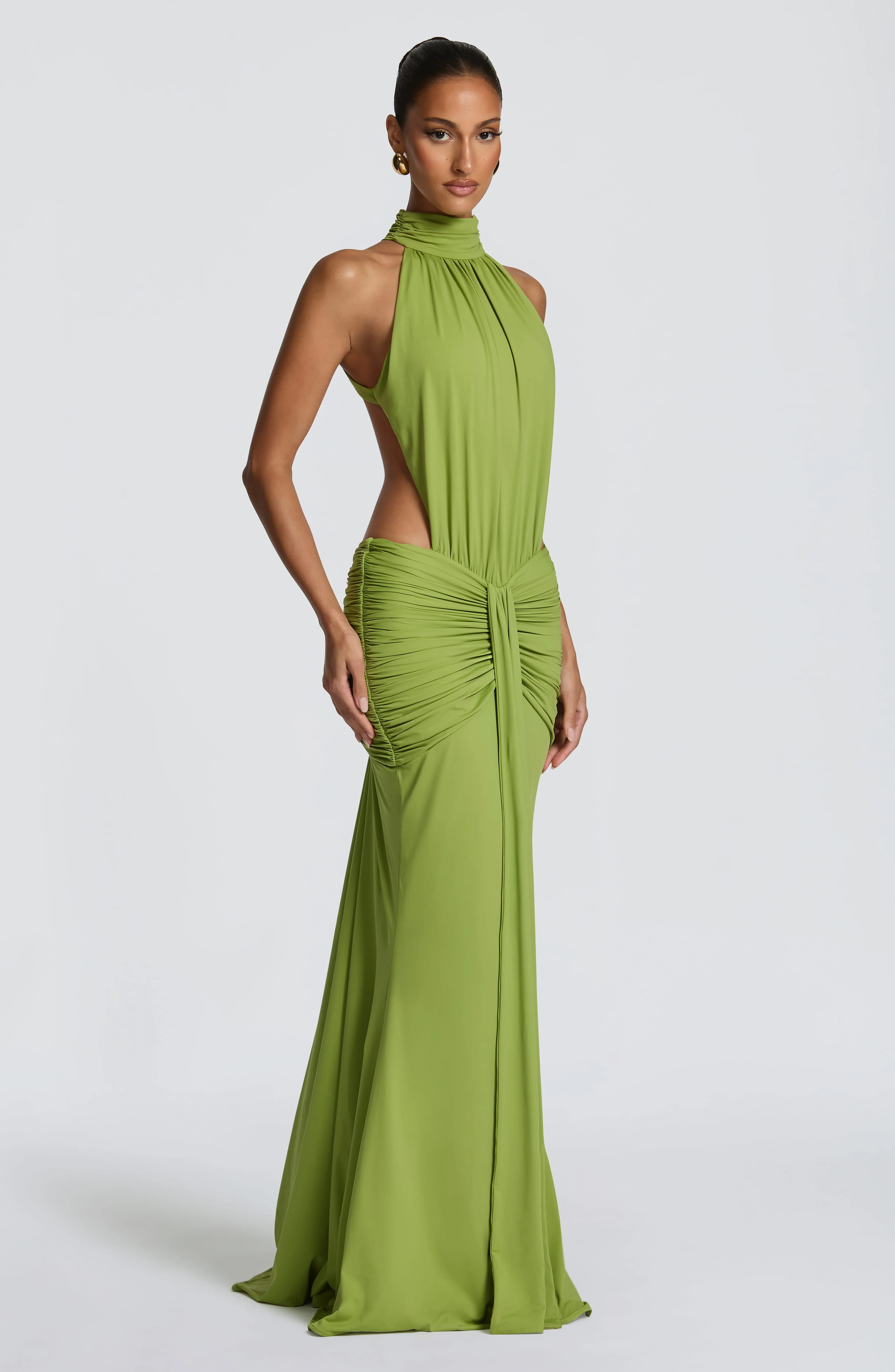 Thekla Maxi Dress - Olive - Image 4