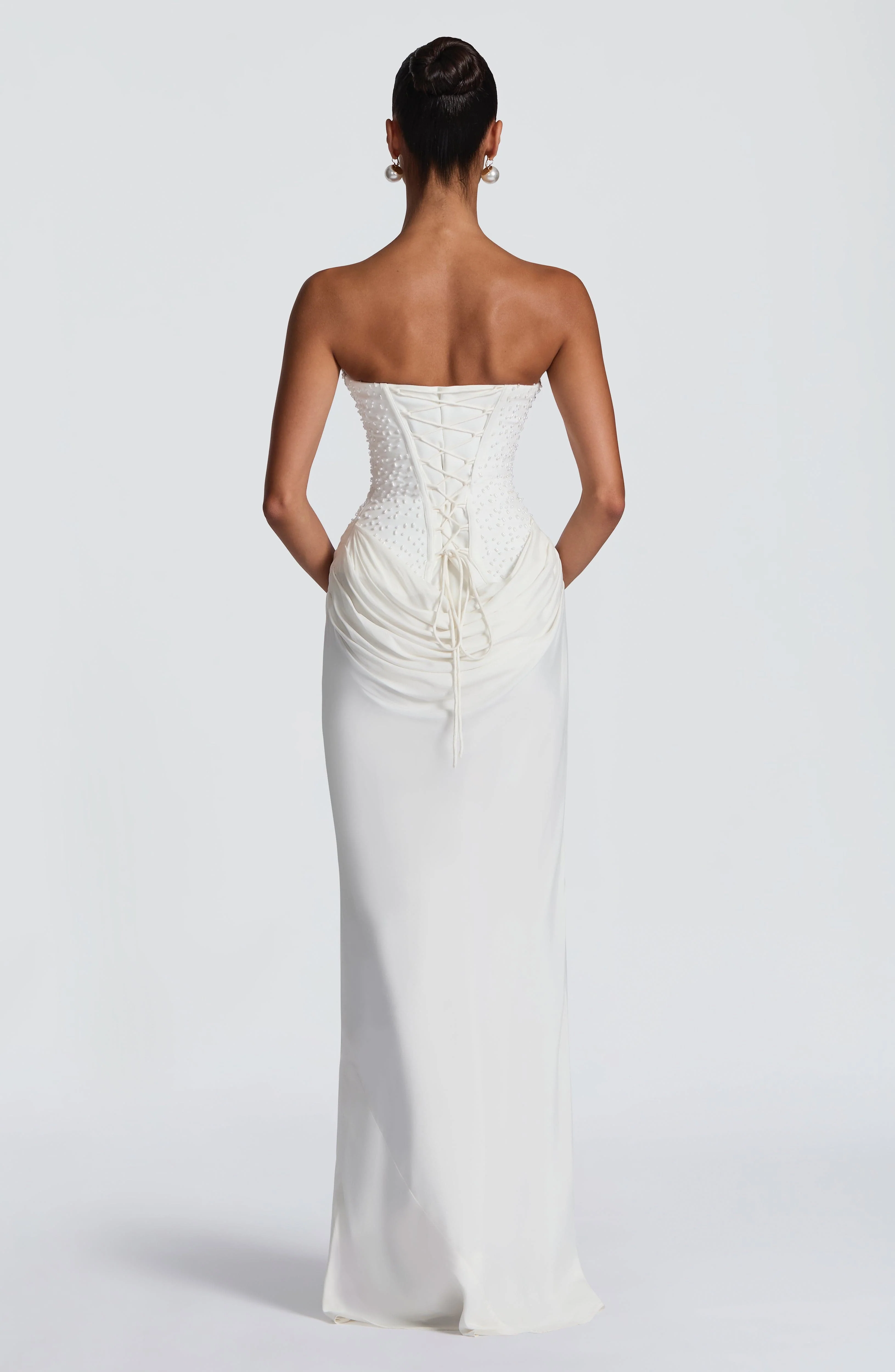 Tindra Maxi Dress - Ivory - Image 4
