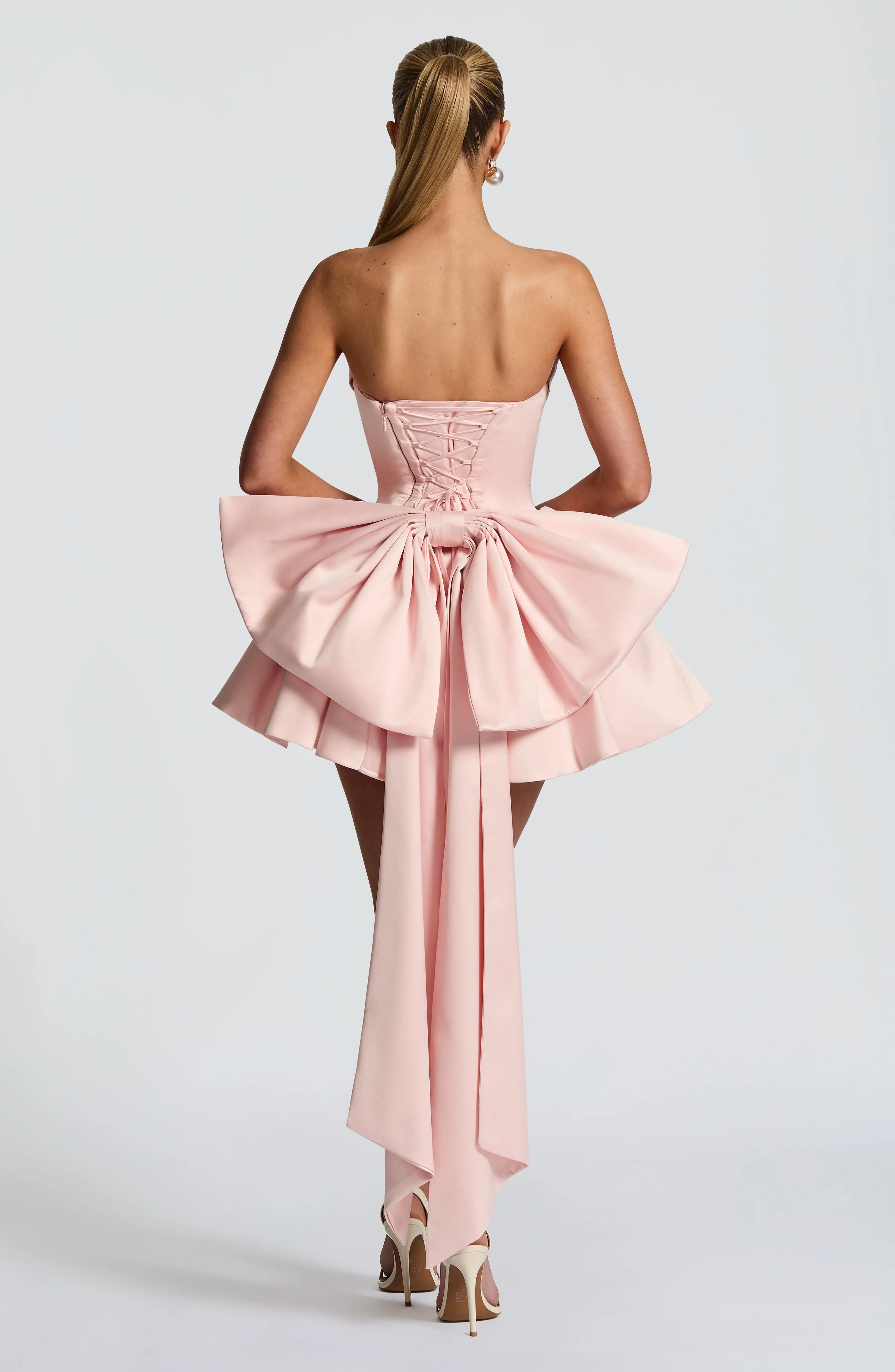 Trinity Mini Dress - Blush - Image 2