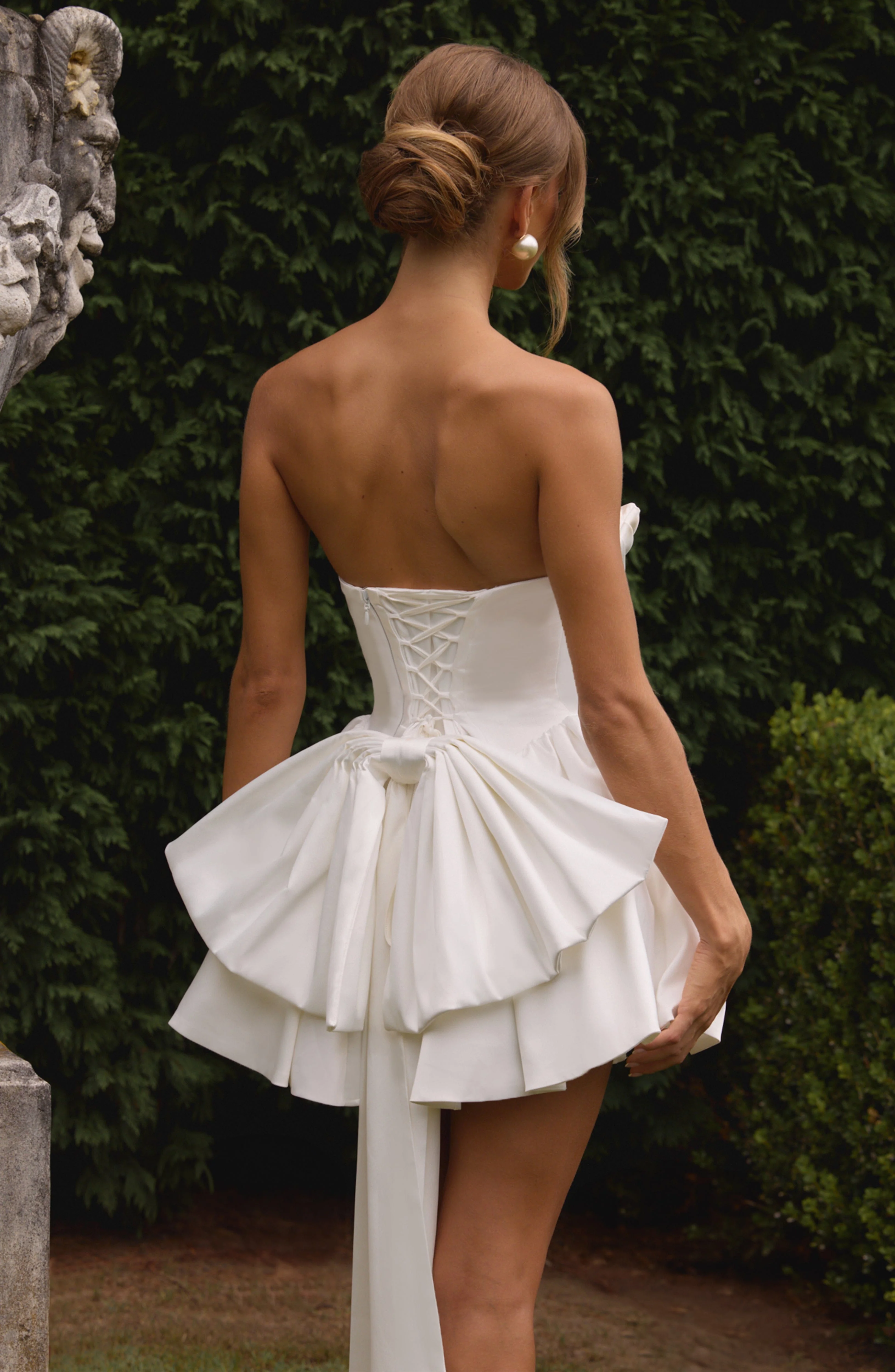 Trinity Mini Dress - Ivory - Image 2