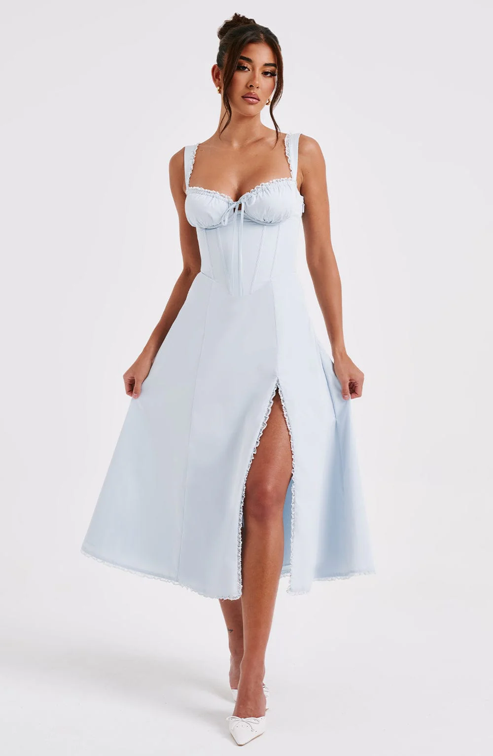 Ulrika Midi Dress - Blue - Image 4