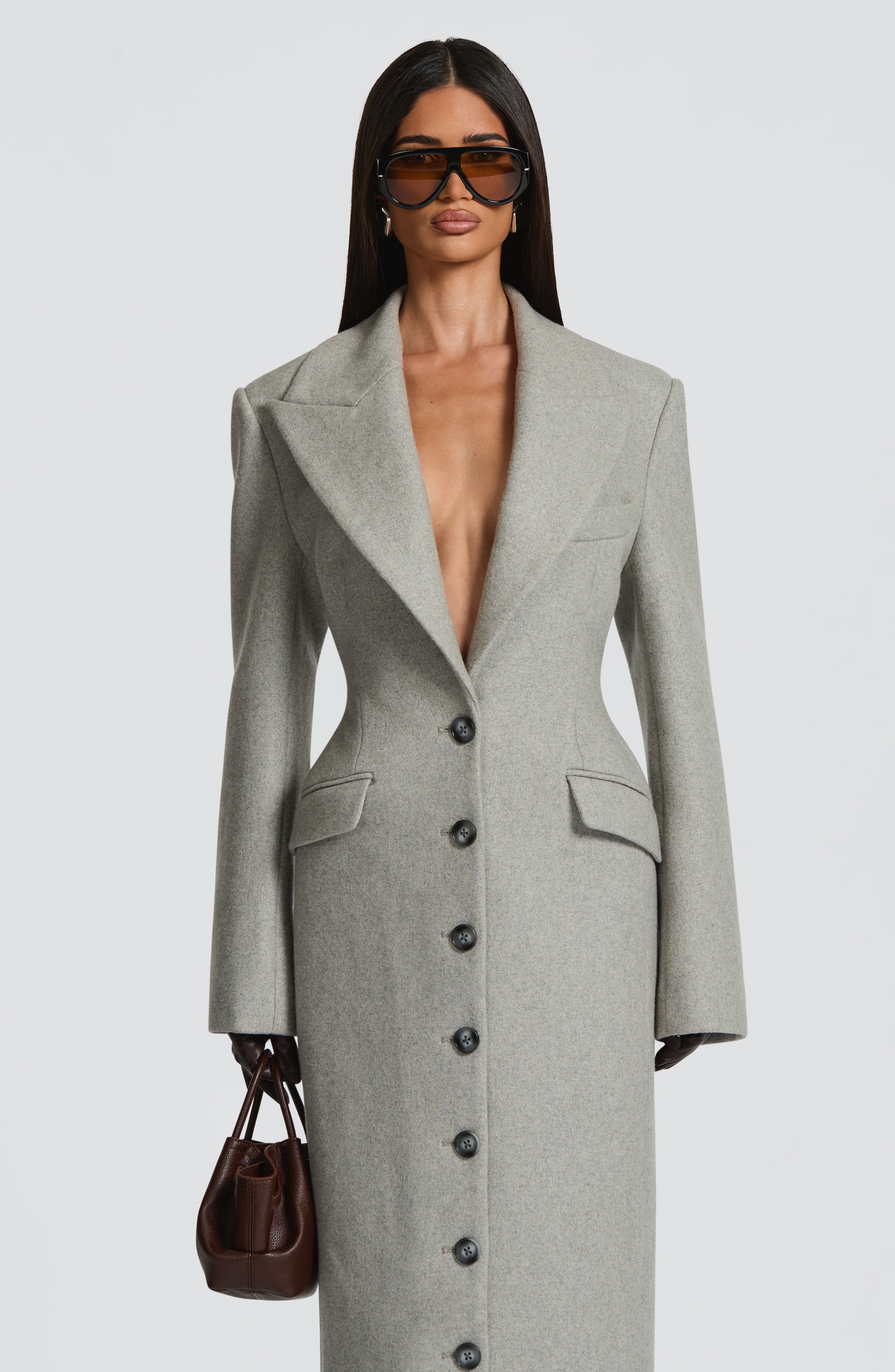 Ursula Coat - Light Grey - Image 10