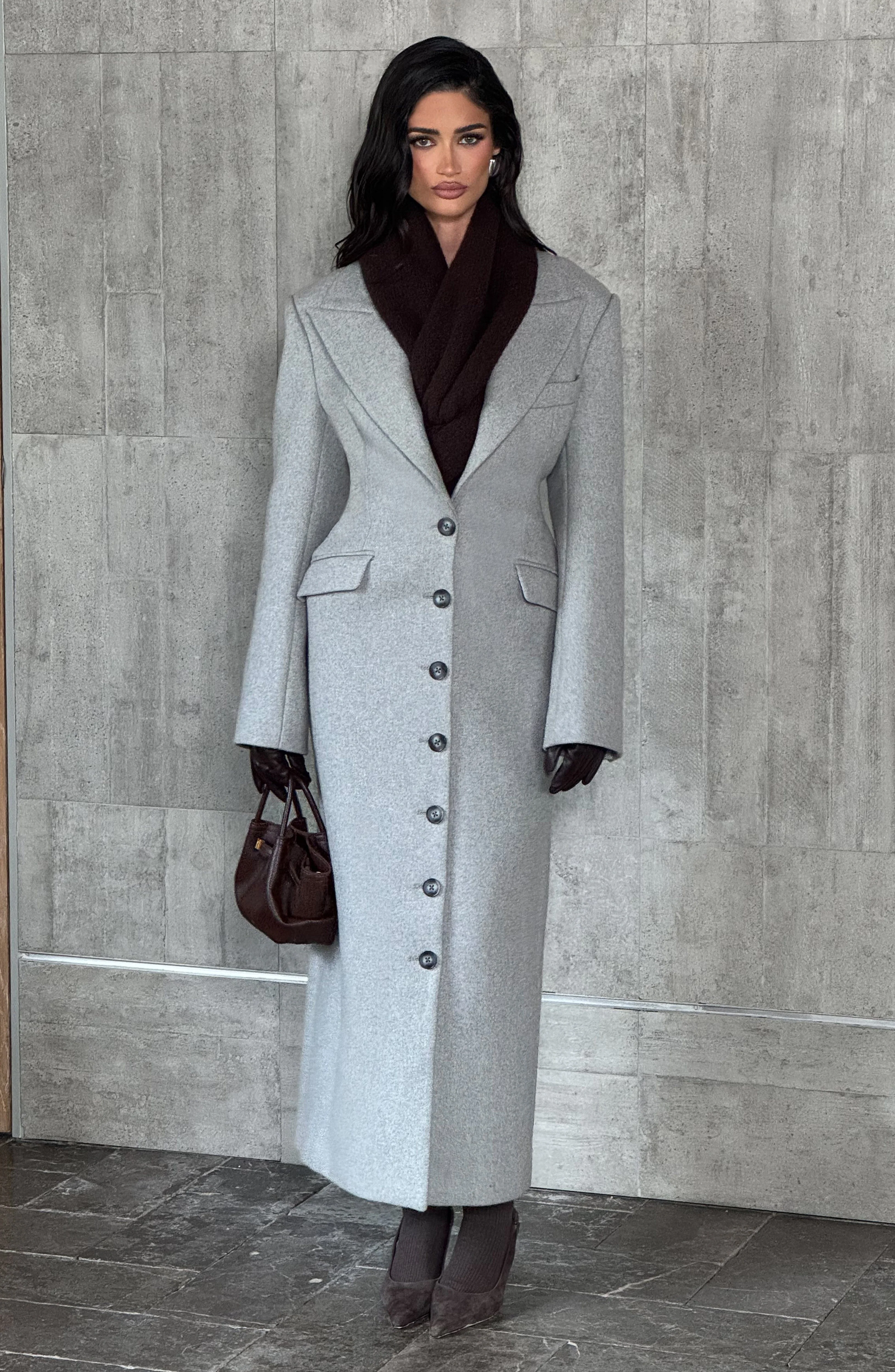Ursula Coat - Light Grey - Image 11