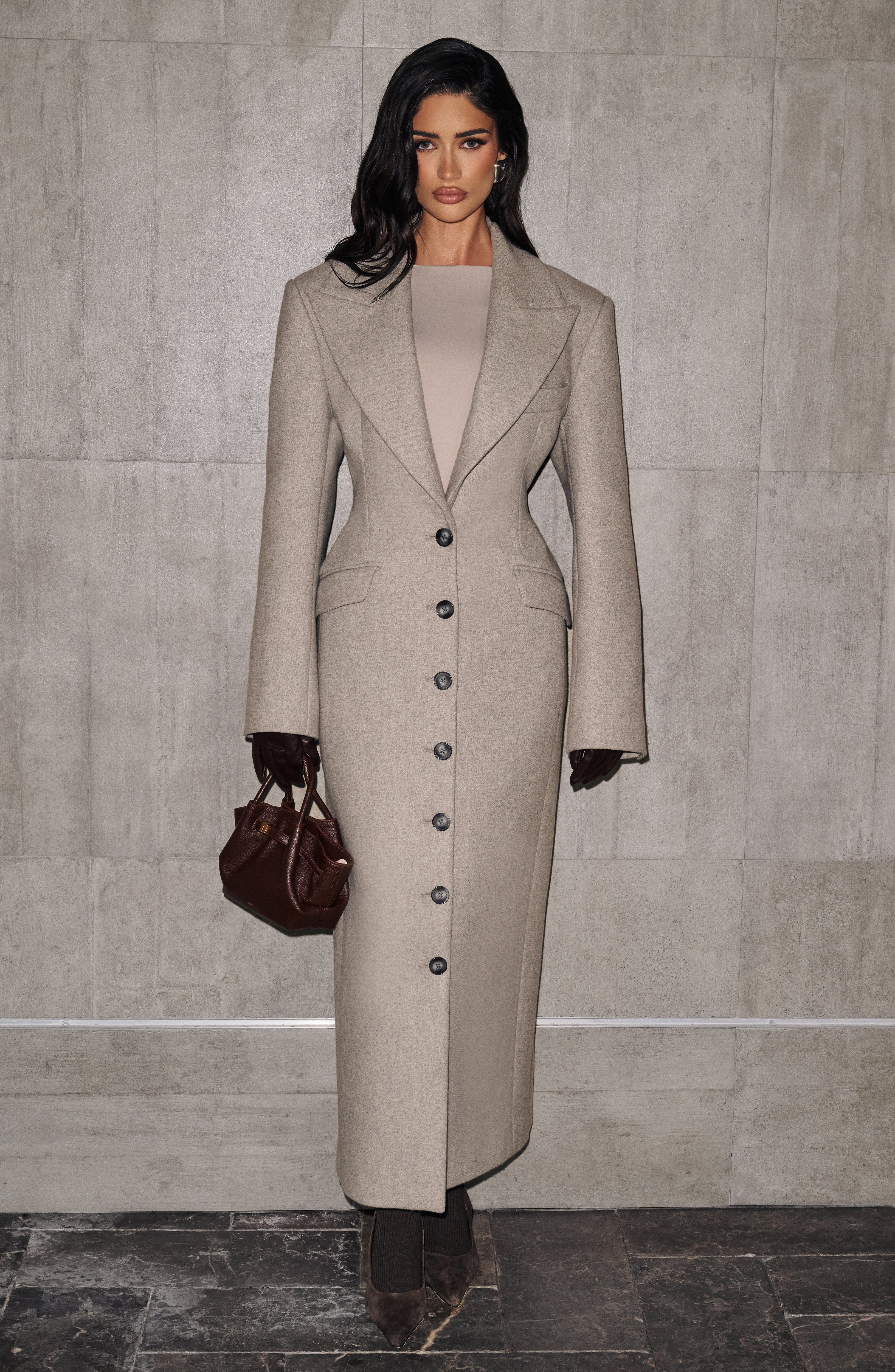 Ursula Coat - Light Grey - Image 13