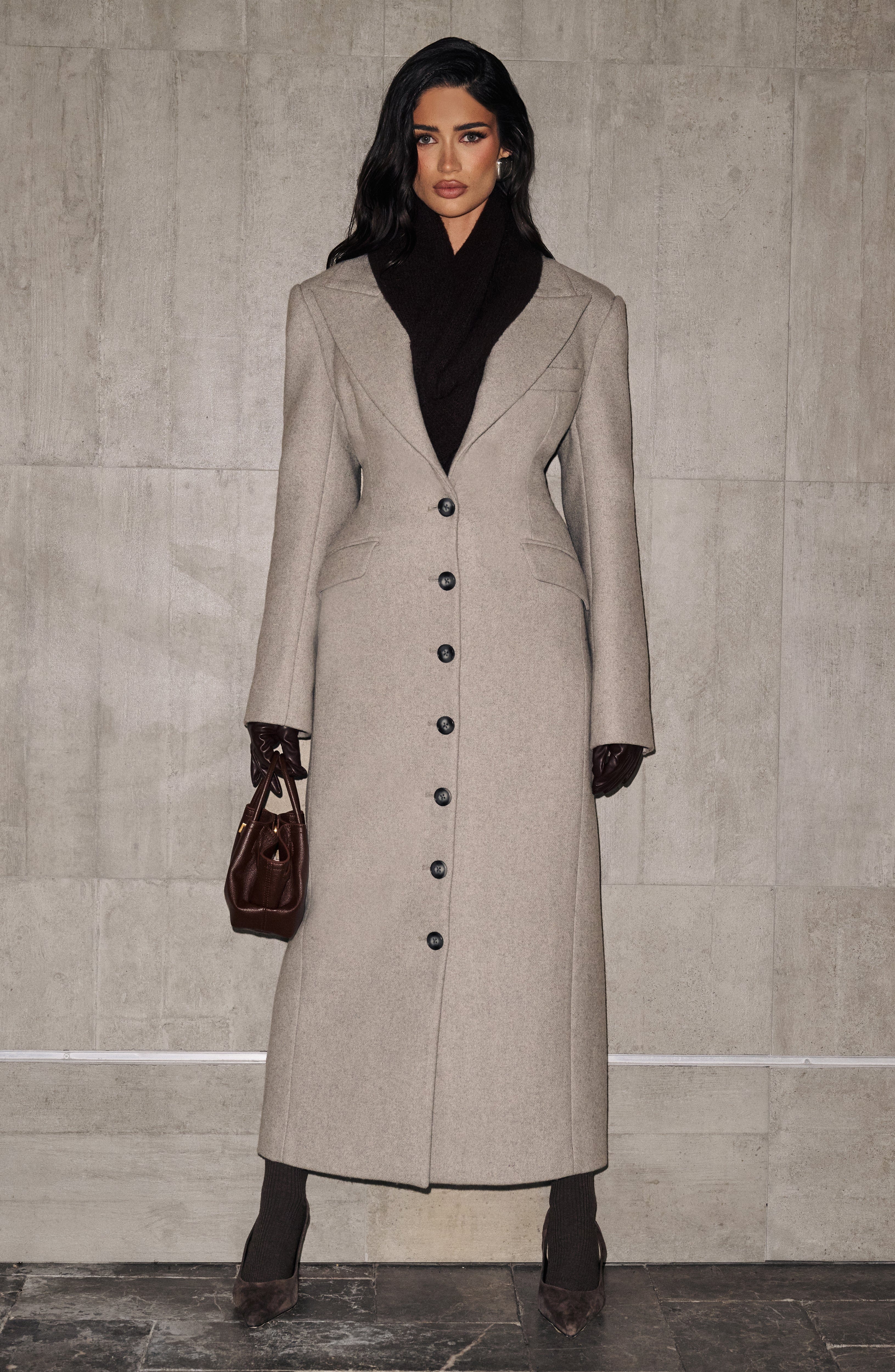 Ursula Coat - Light Grey - Image 14