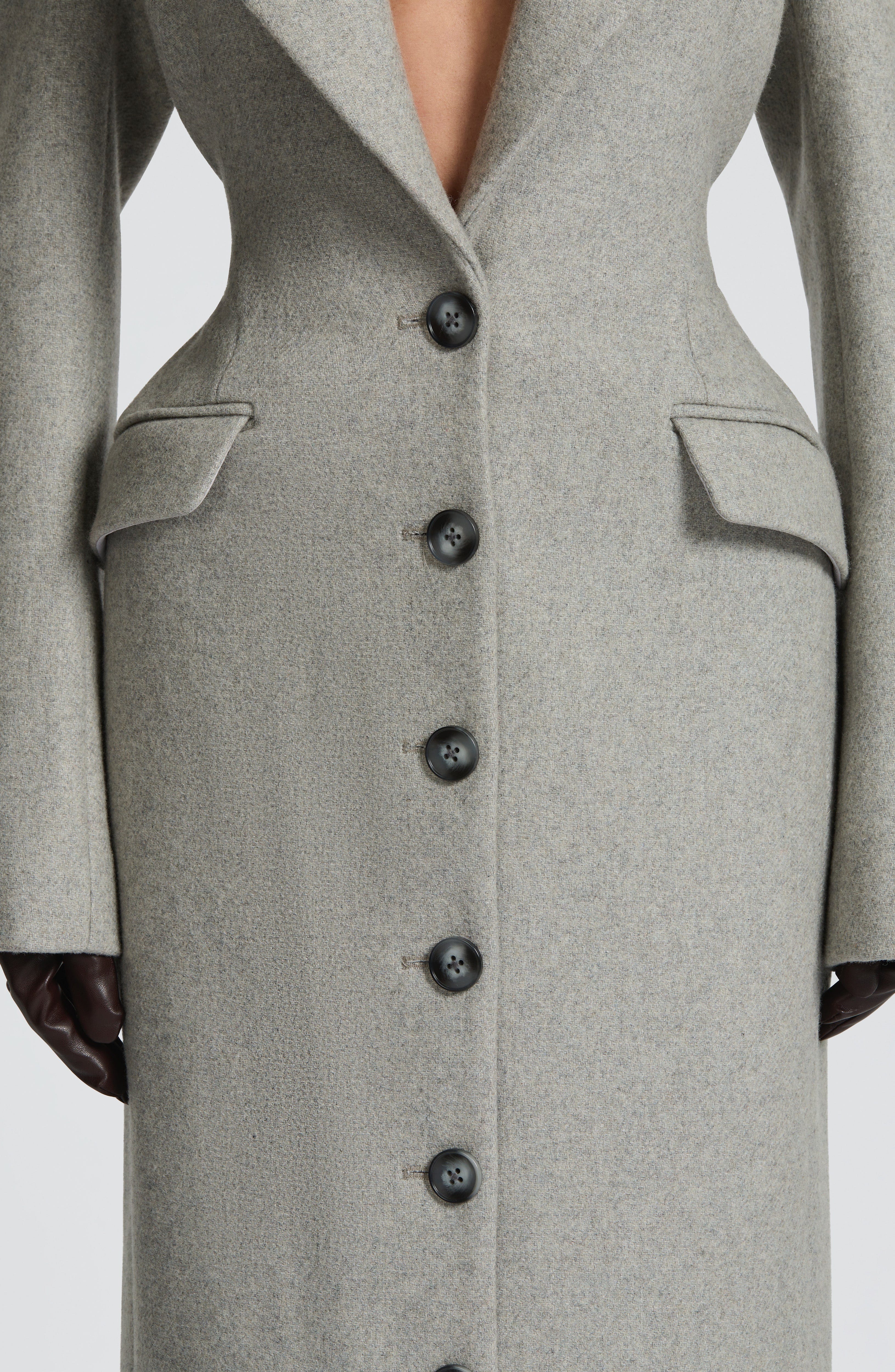 Ursula Coat - Light Grey - Image 5