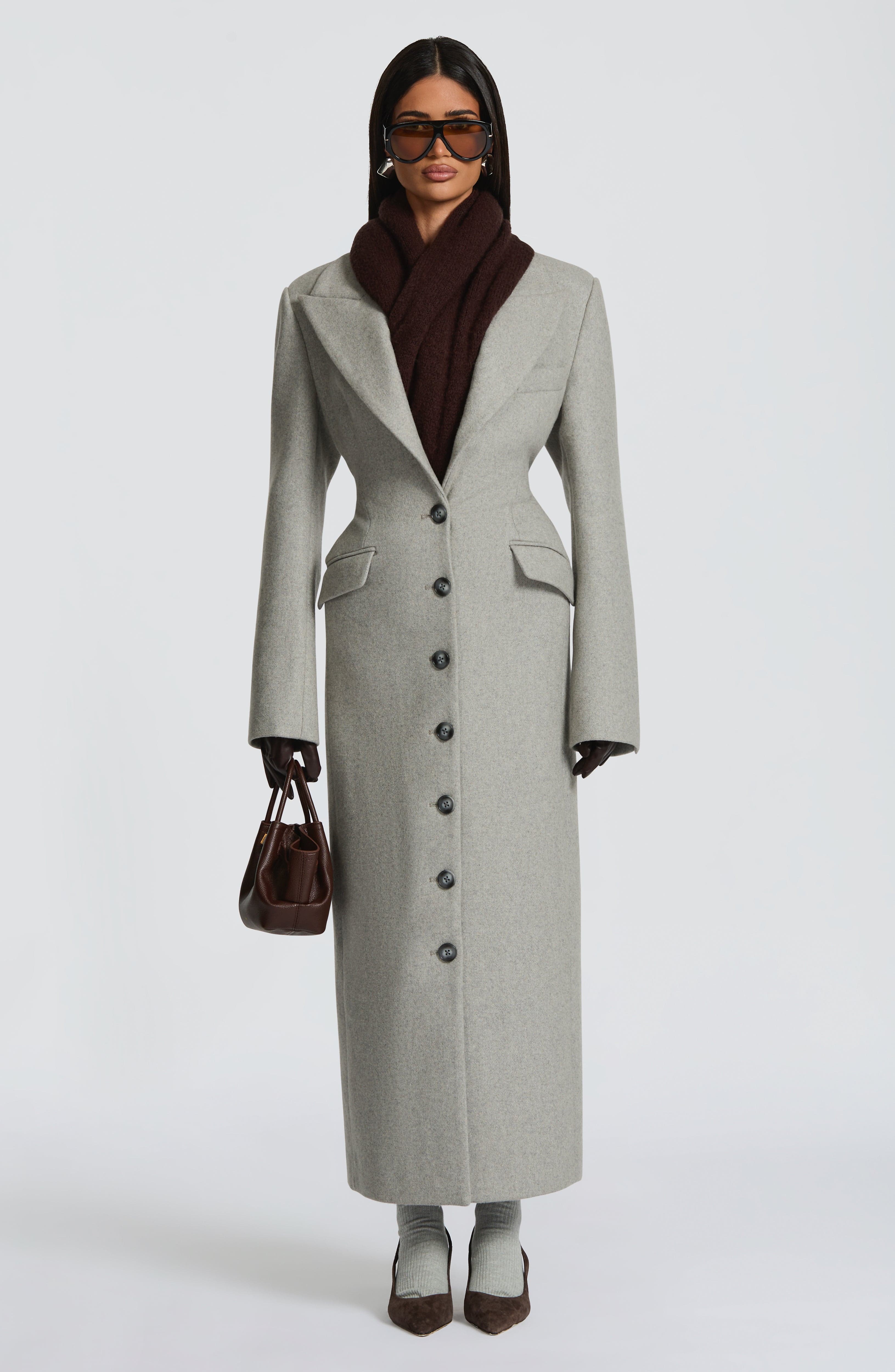 Ursula Coat - Light Grey - Image 7