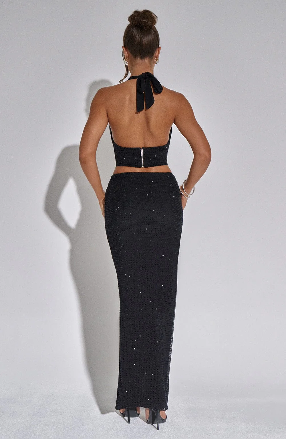 Val Maxi Skirt - Black - Image 2
