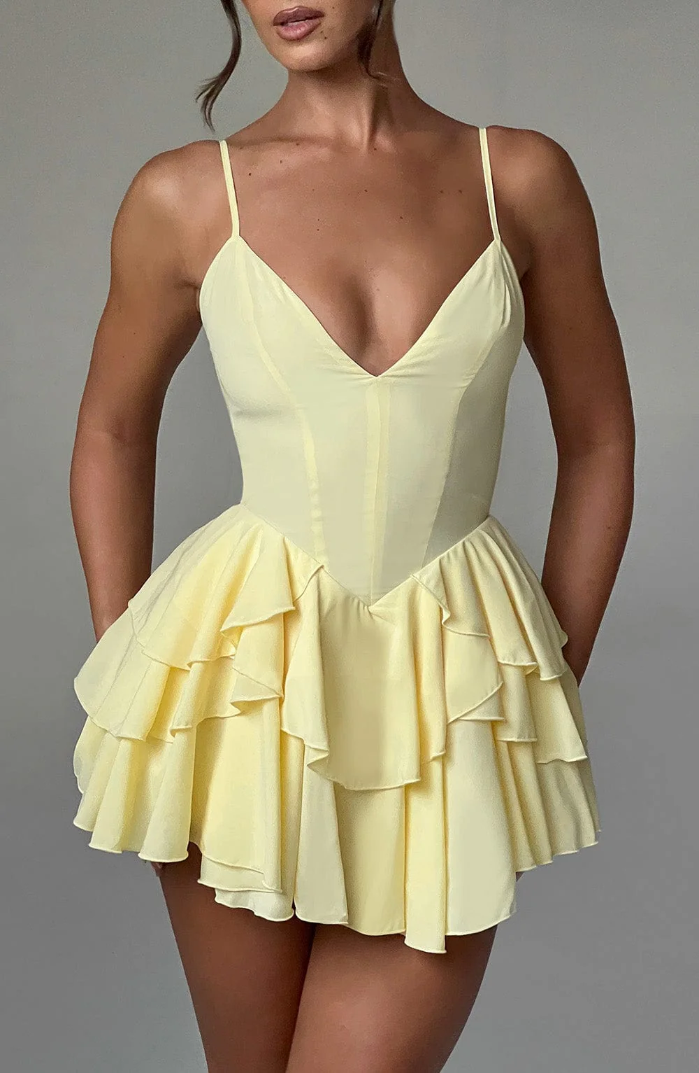 Veena Playsuit - Lemon - Image 4