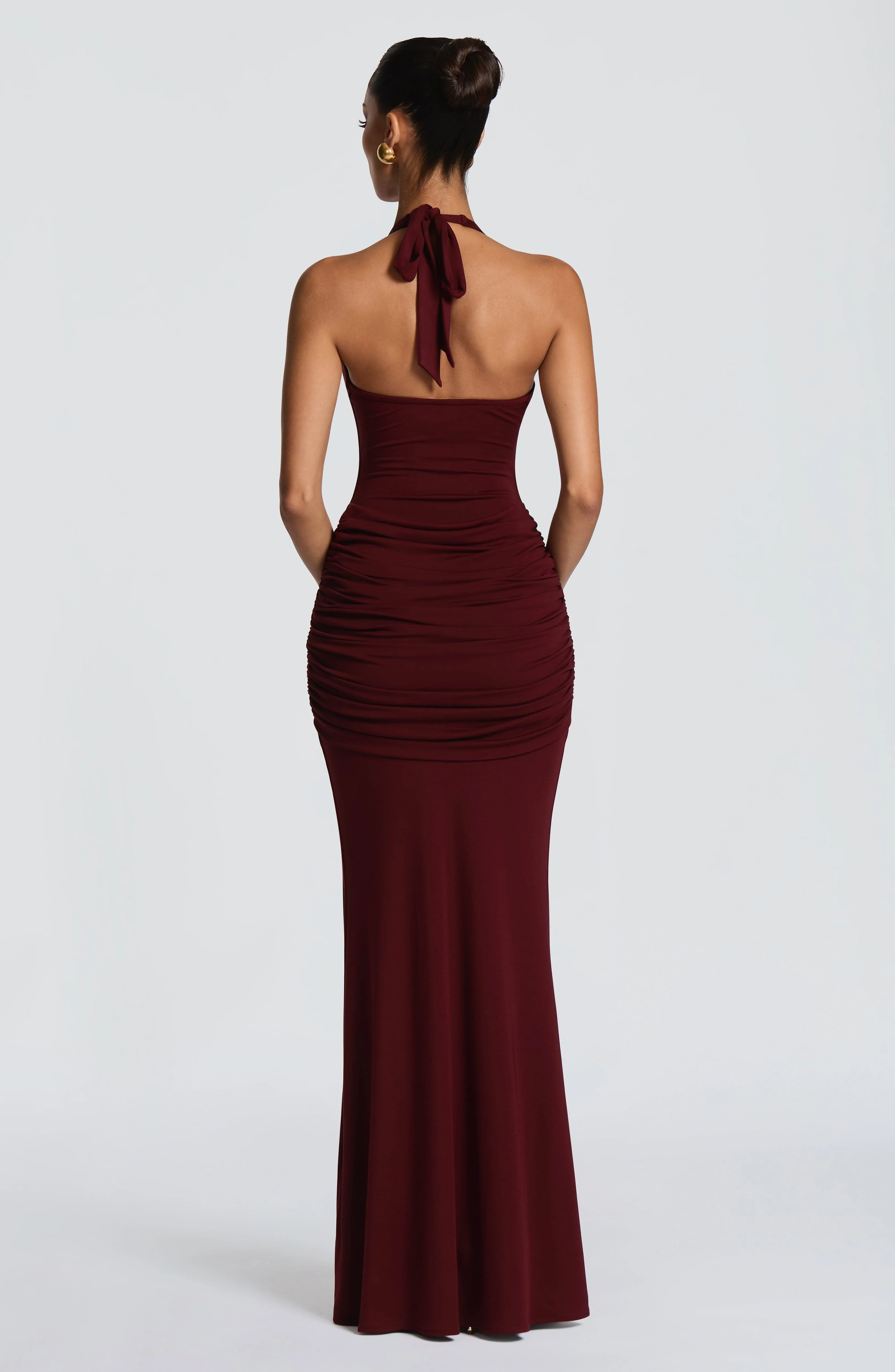 Veneda Maxi Dress - Cherry Lacquer - Image 2