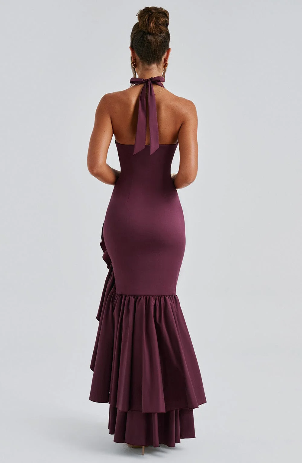 Veronique Maxi Dress - Cherry Lacquer - Image 3