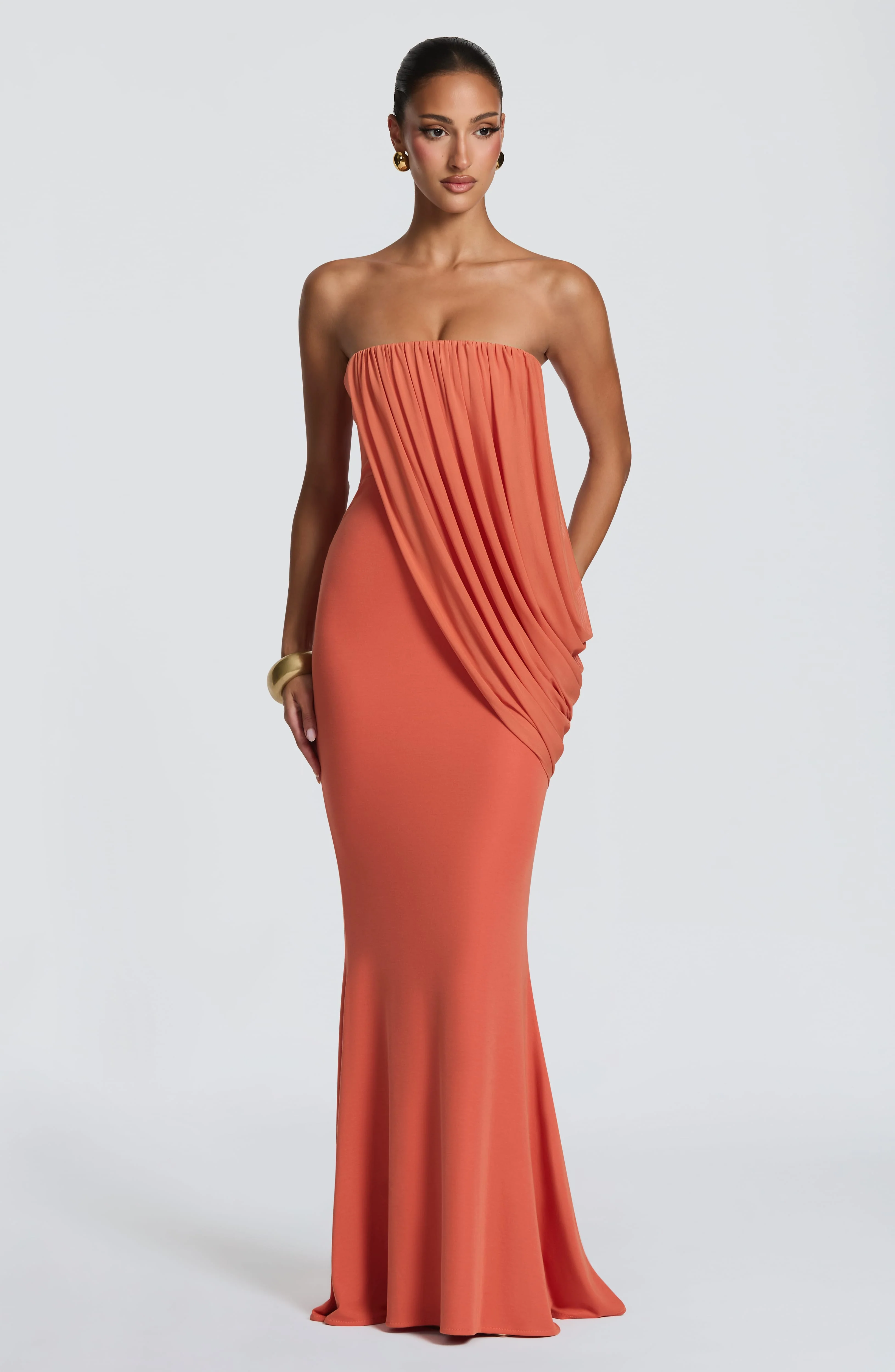 Vienna Maxi Dress - Burnt Orange