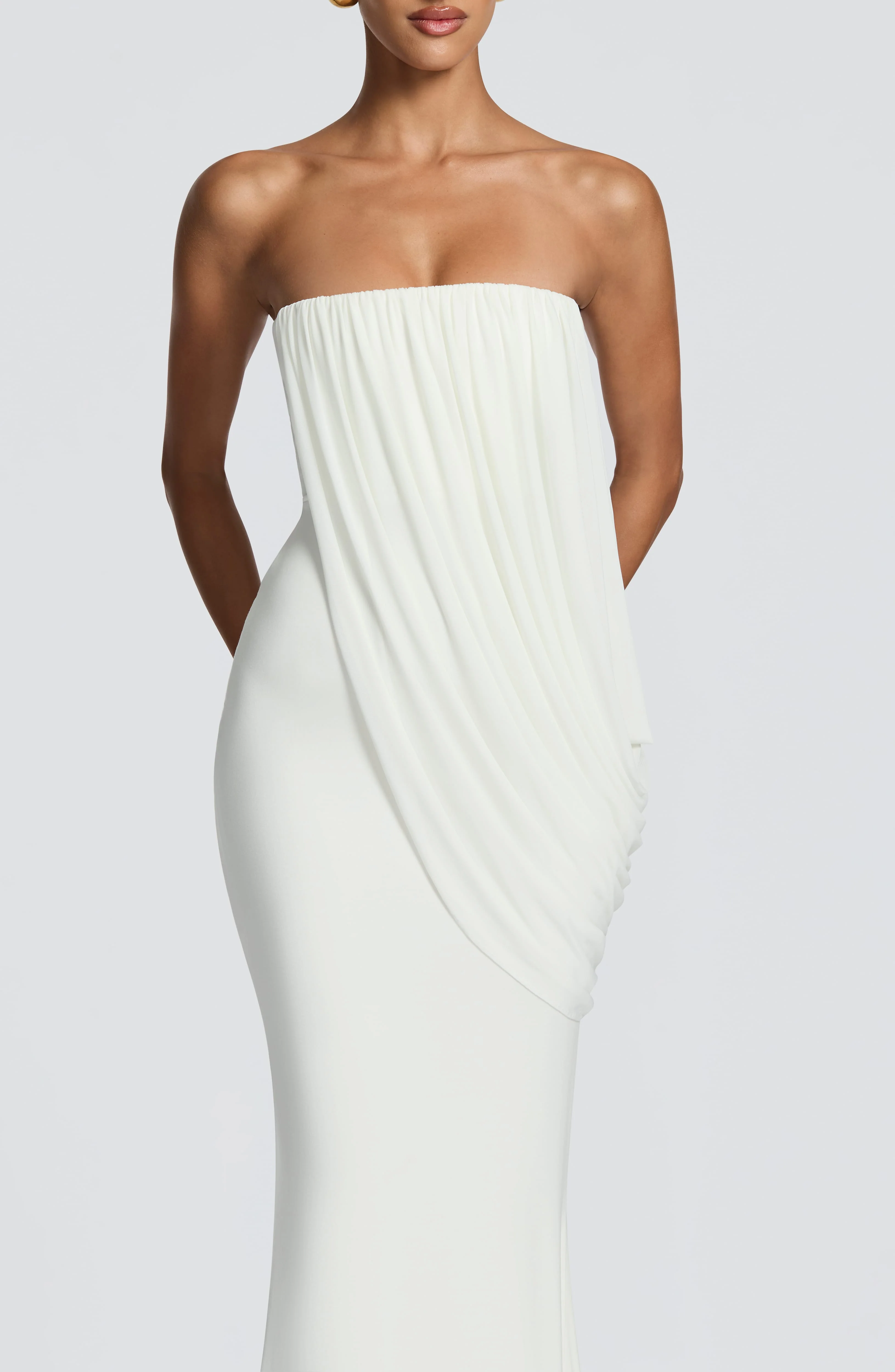 Vienna Maxi Dress - Ivory - Image 3