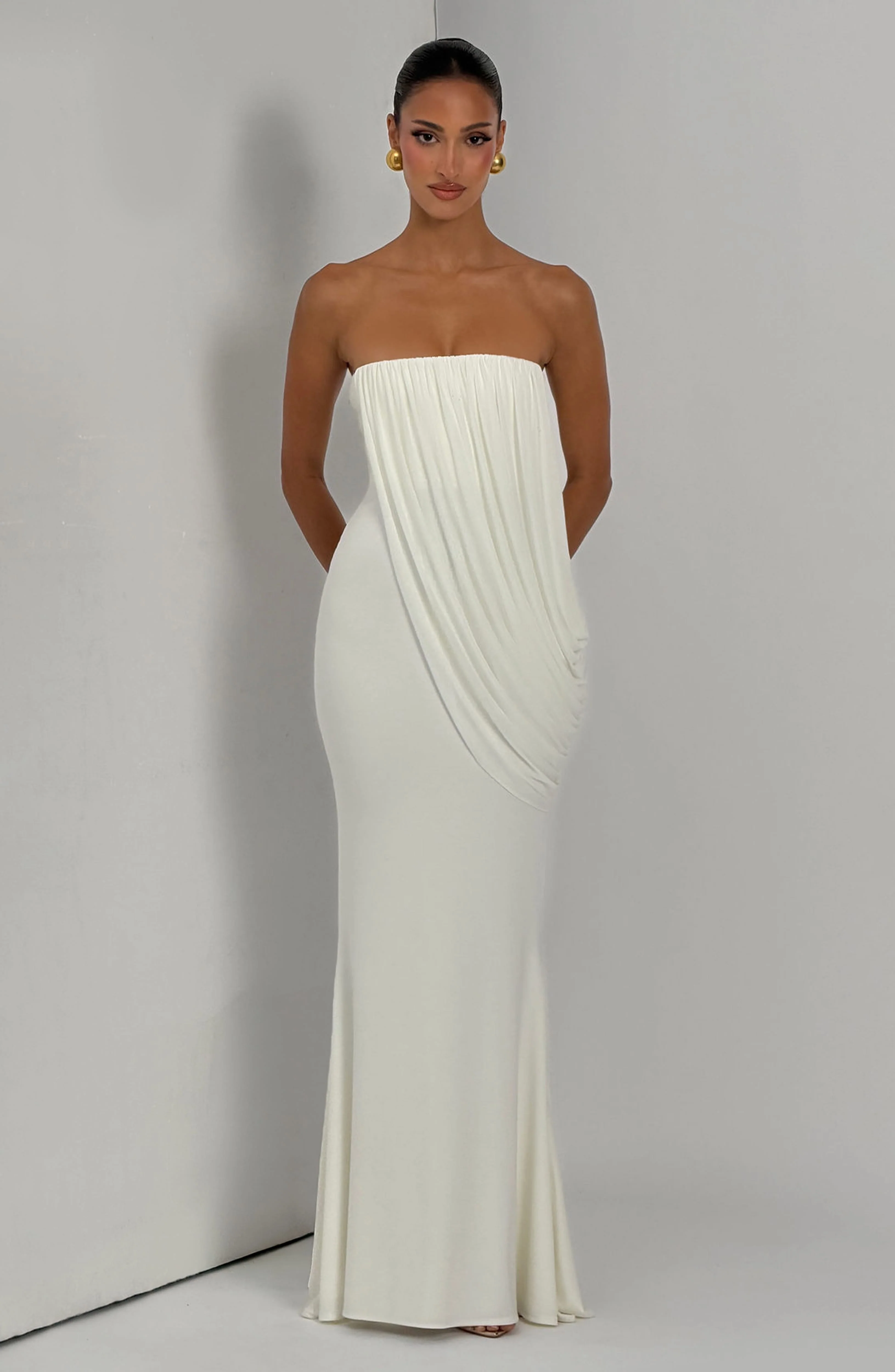 Vienna Maxi Dress - Ivory - Image 6