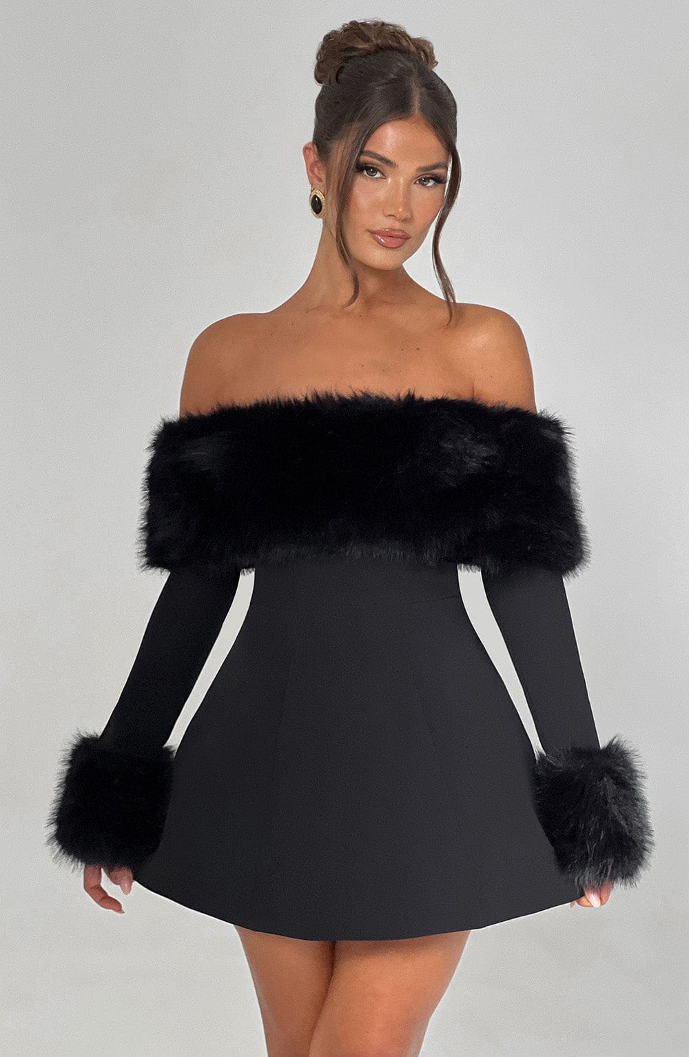 Villanelle Mini Dress - Black - Image 7