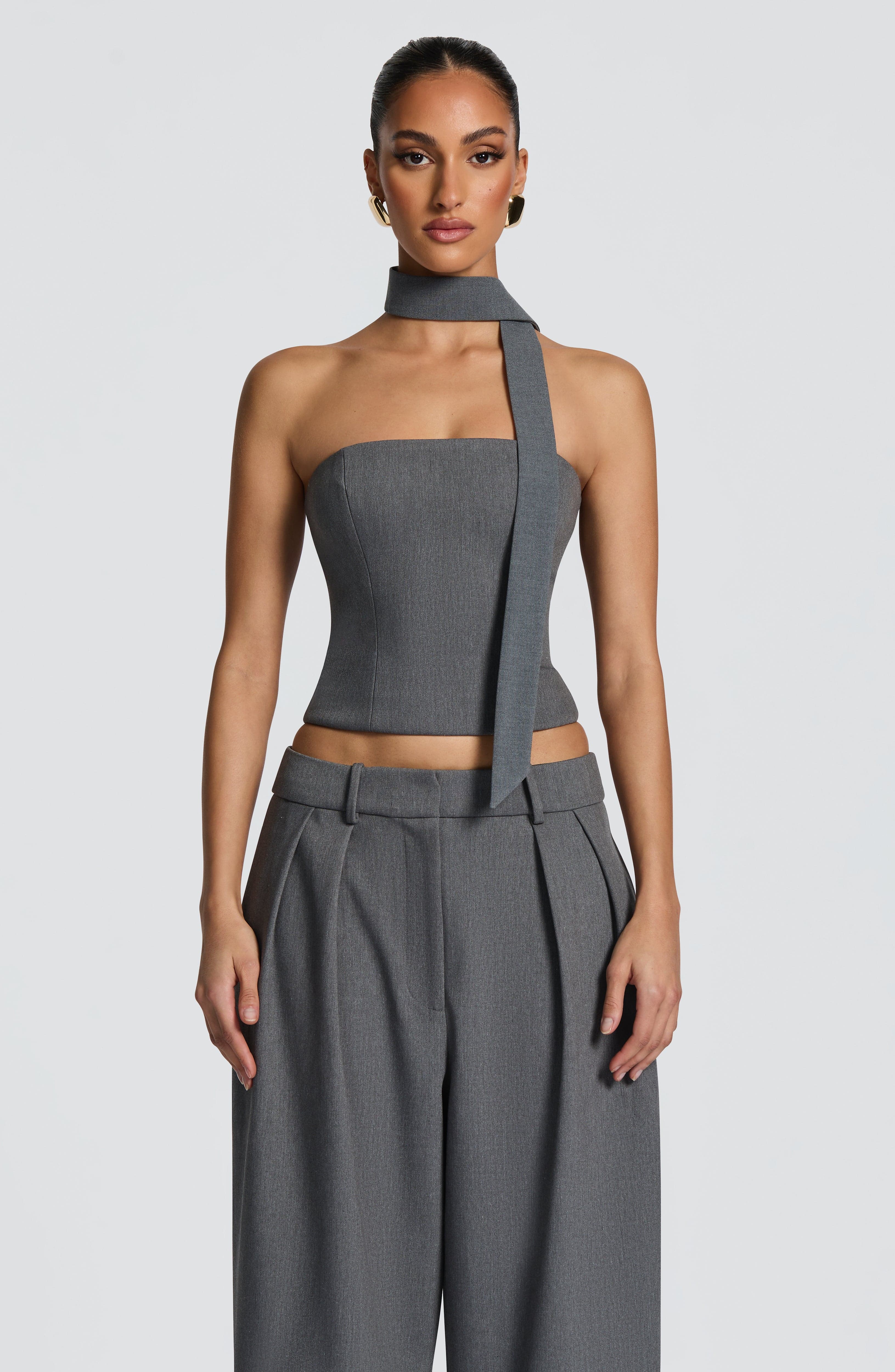 Vinnie Scarf - Grey Marl - Image 3