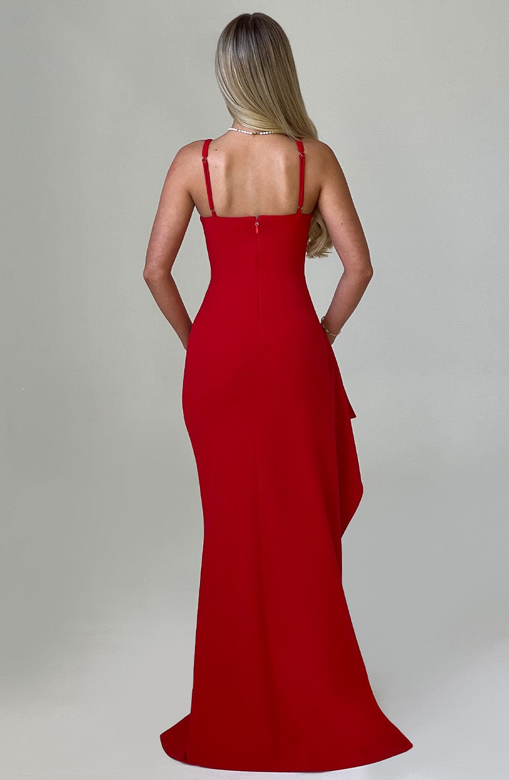 Violetta Maxi Dress - Red - Image 11