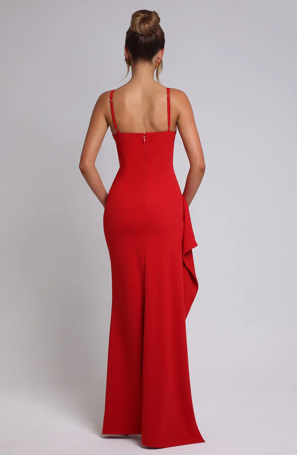Violetta Maxi Dress - Red - Image 2