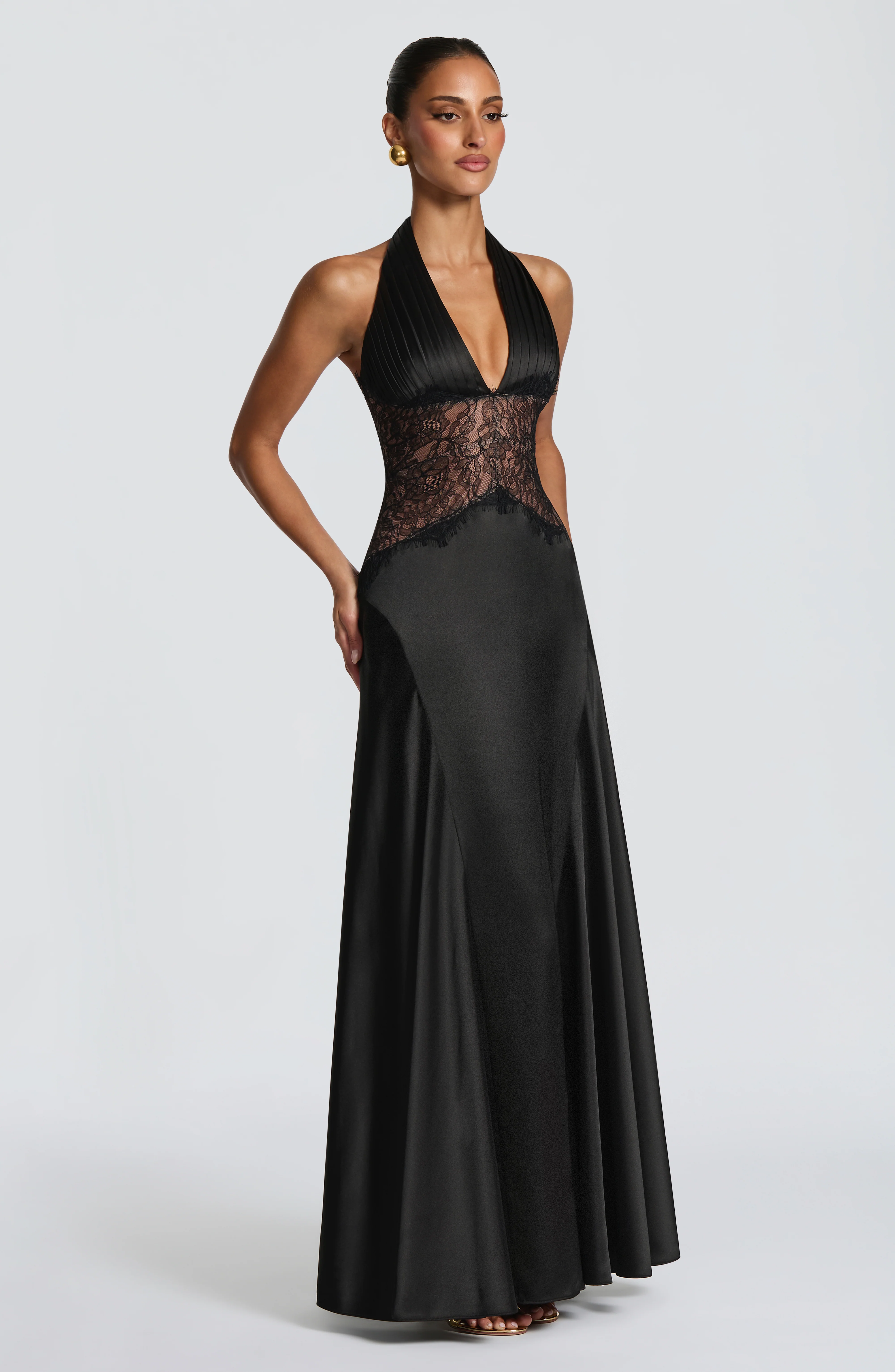 Virella Maxi Dress - Black - Image 3