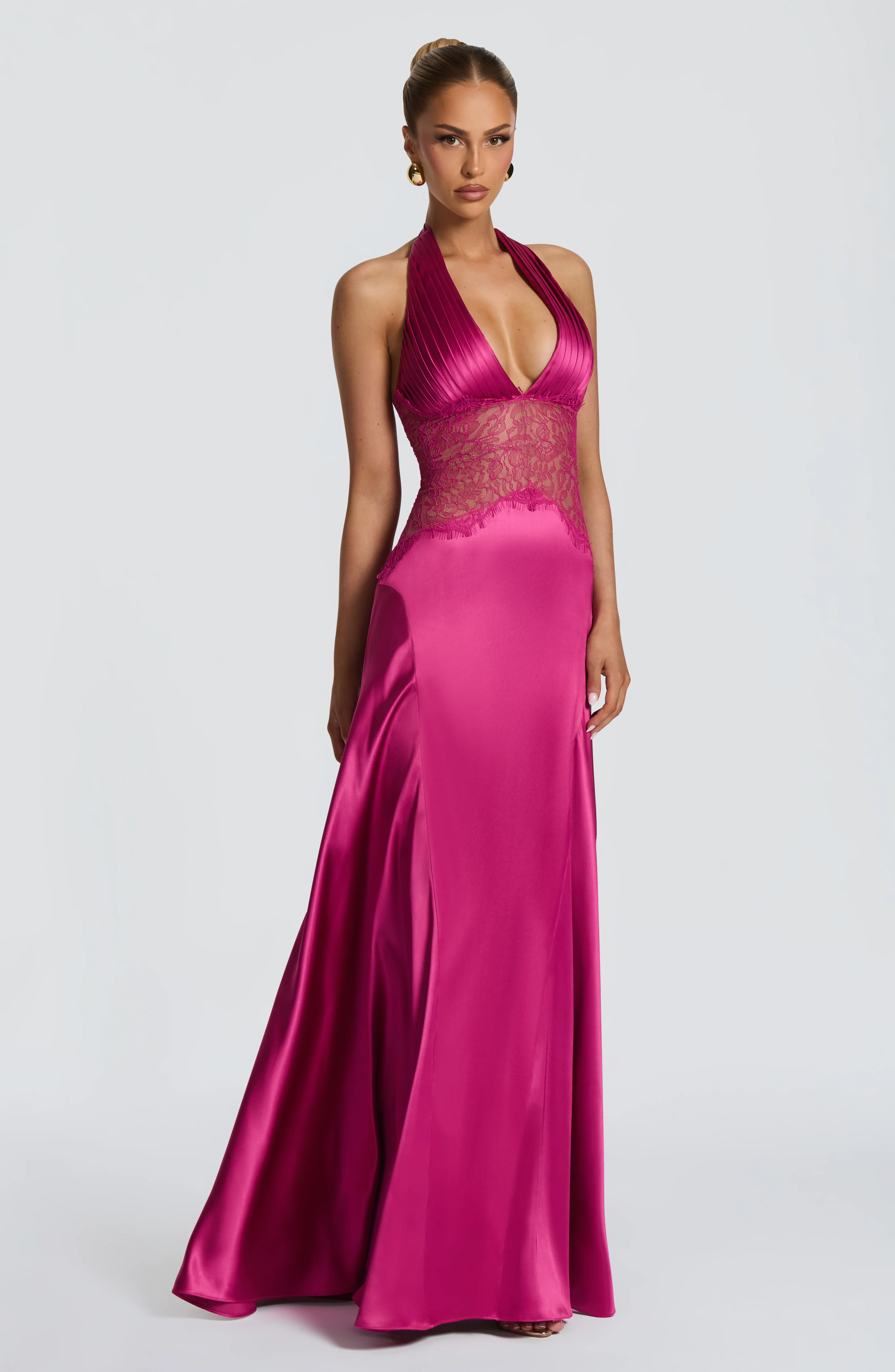 Virella Maxi Dress - Fuchsia - Image 3
