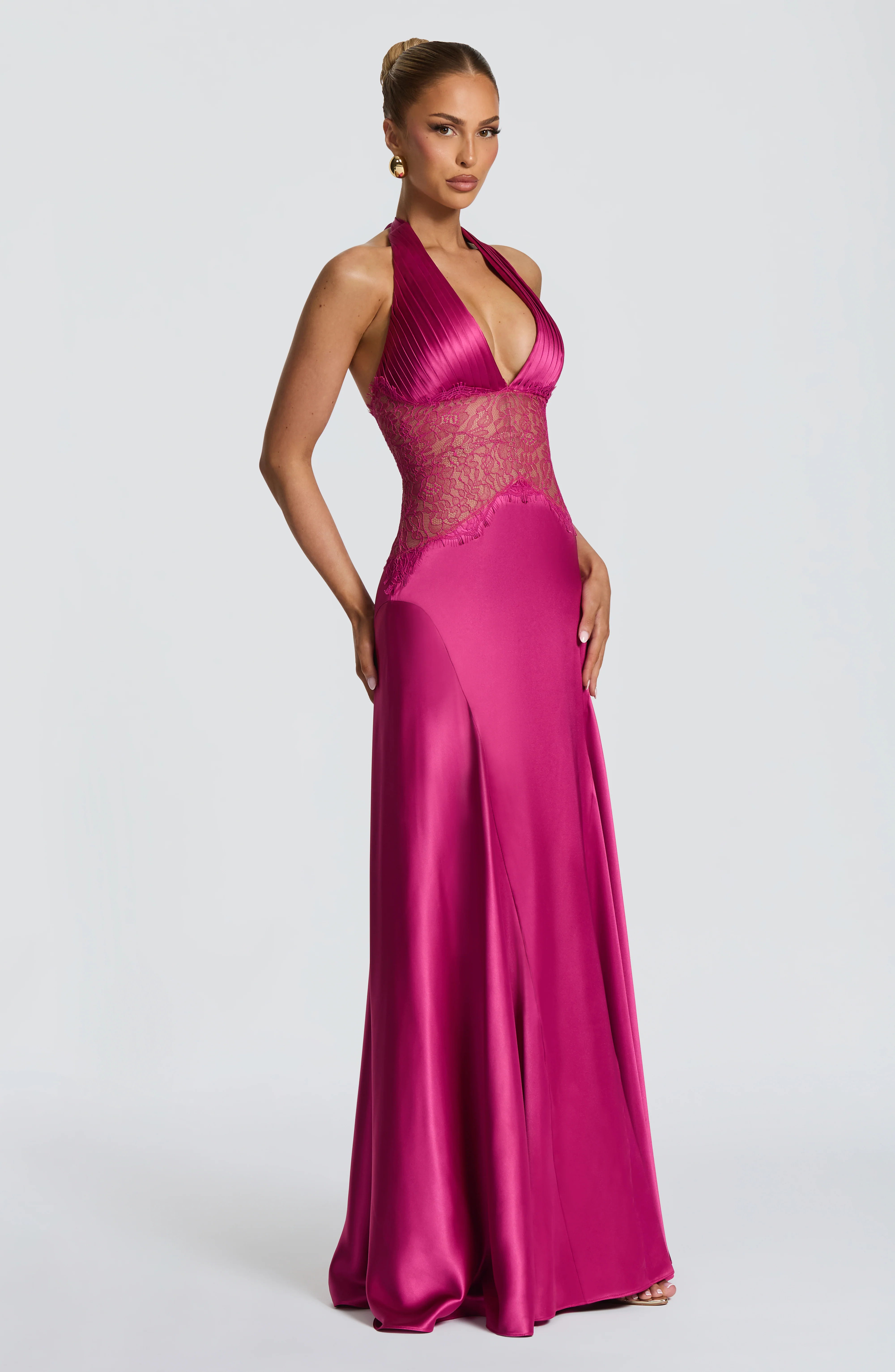 Virella Maxi Dress - Fuchsia - Image 7