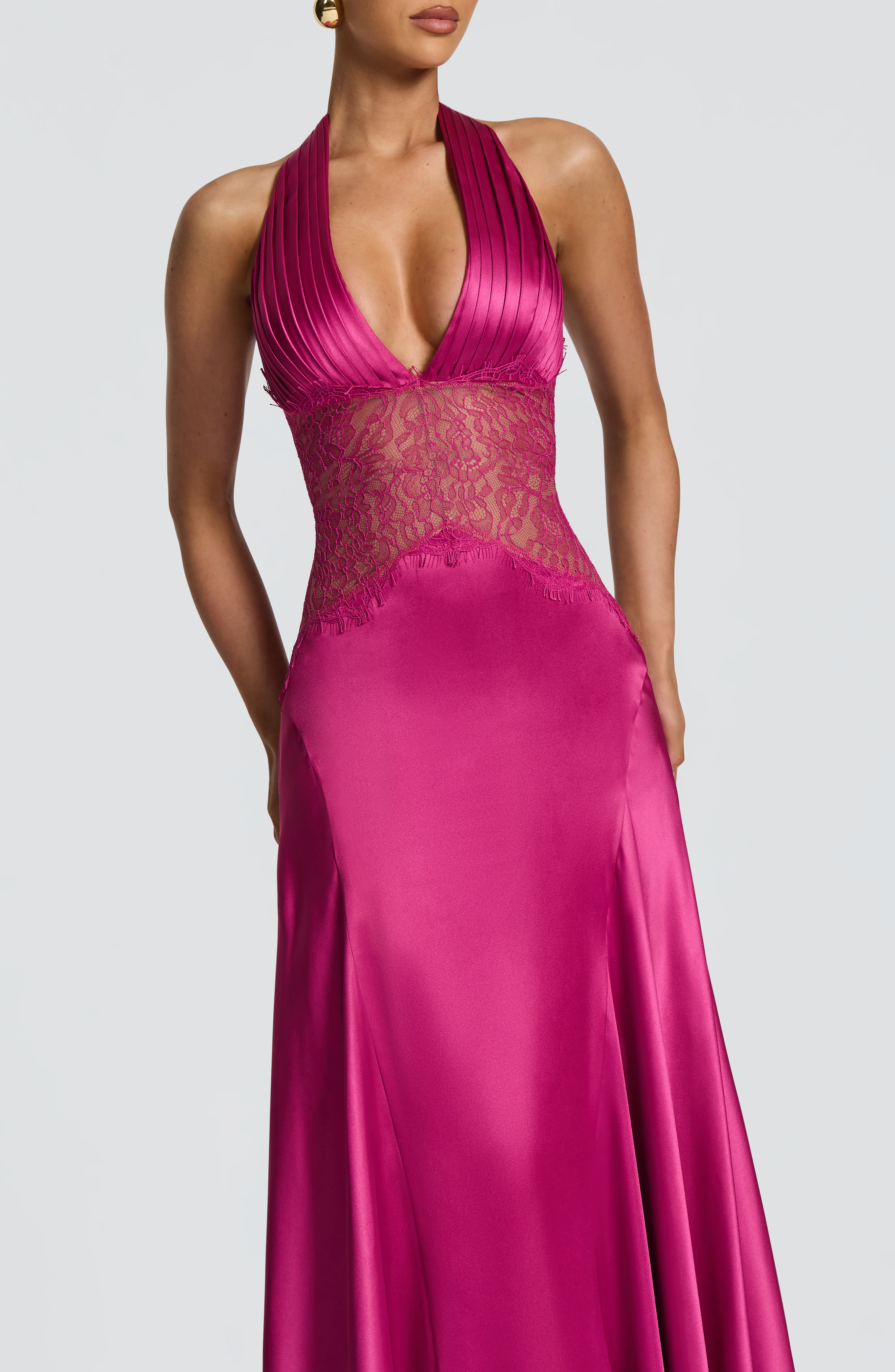 Virella Maxi Dress - Fuchsia - Image 9