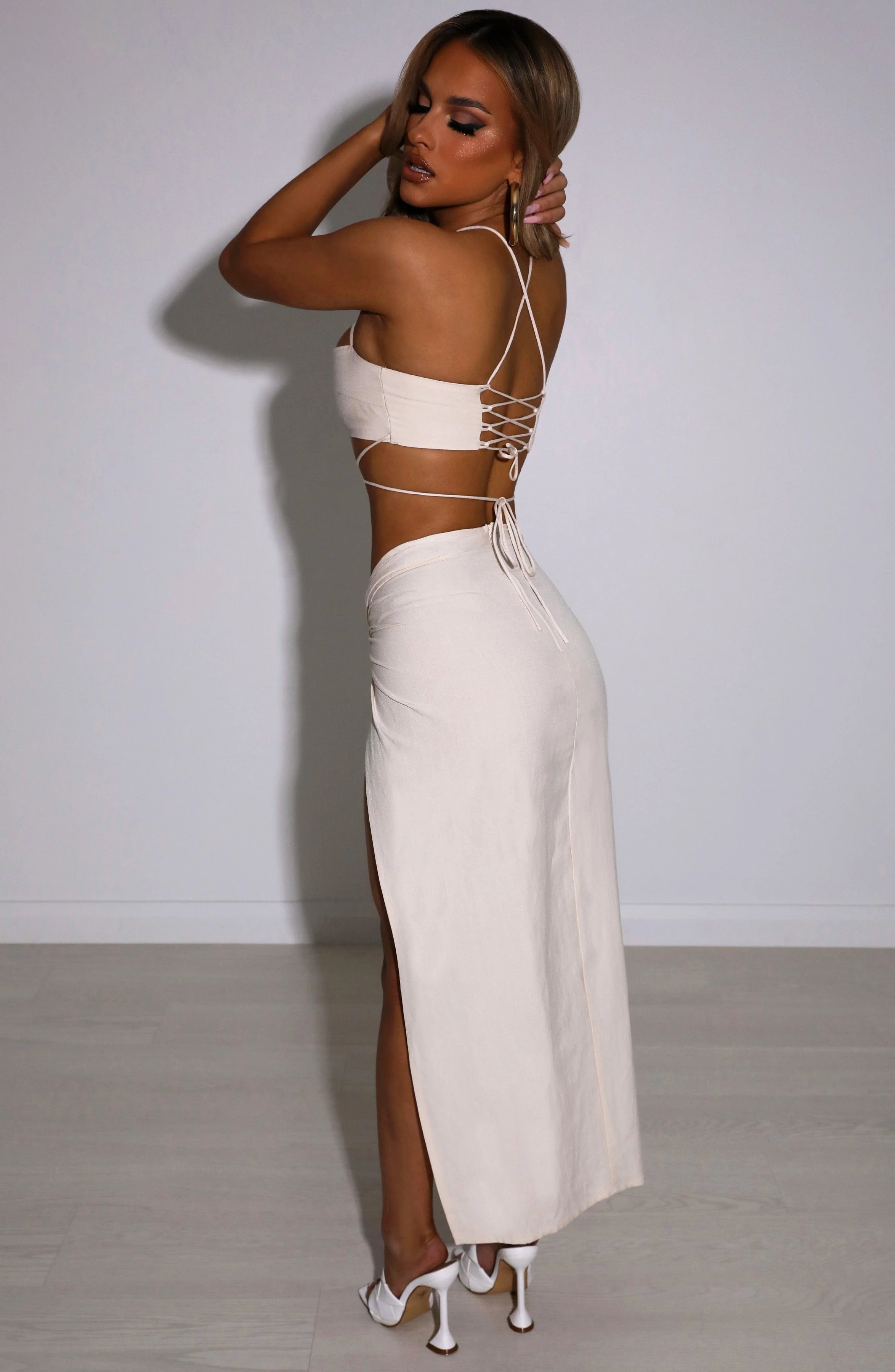 Vivianna Maxi Skirt - Beige - Image 8