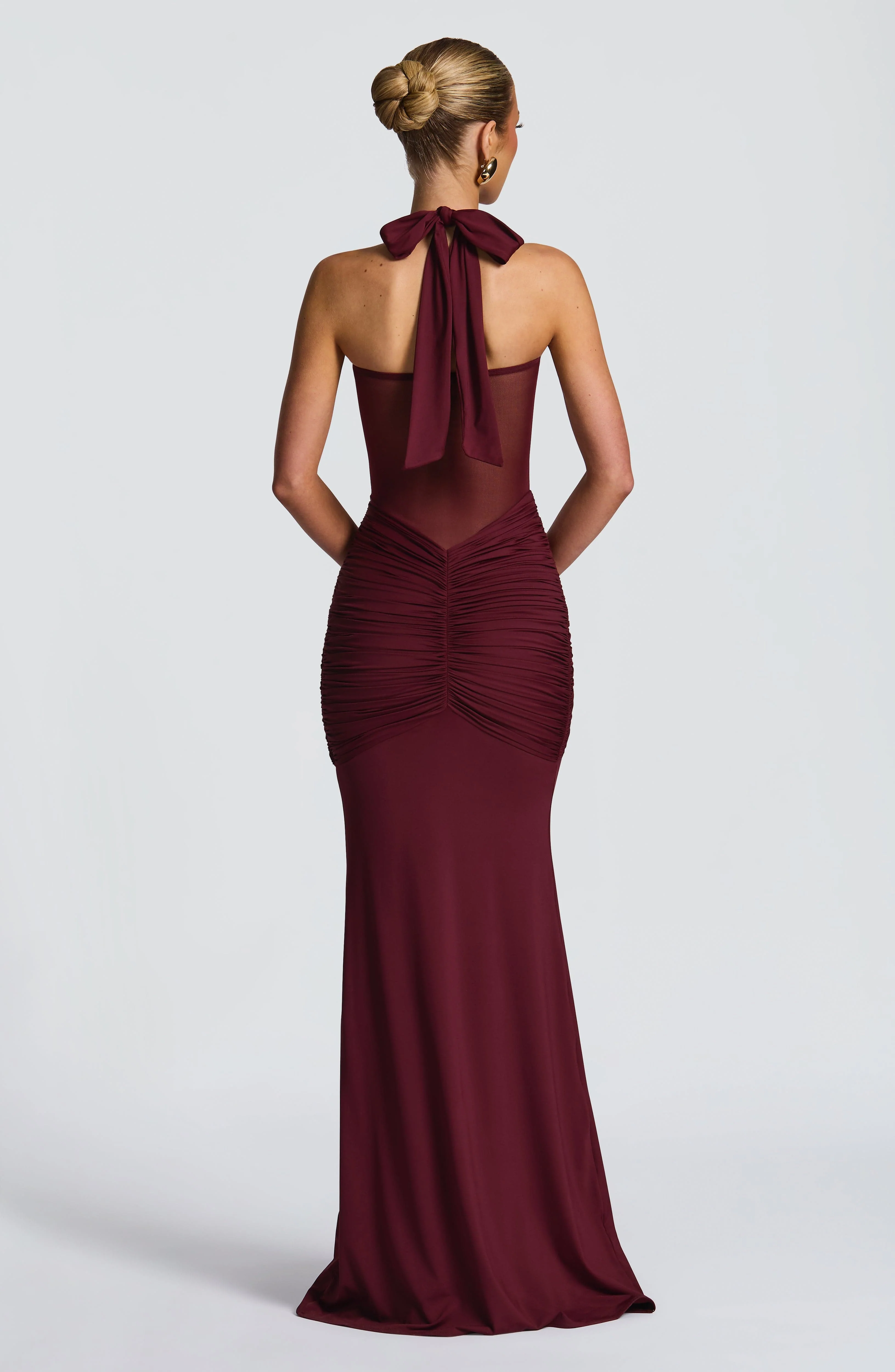 Vixen Maxi Dress - Cherry Lacquer - Image 2
