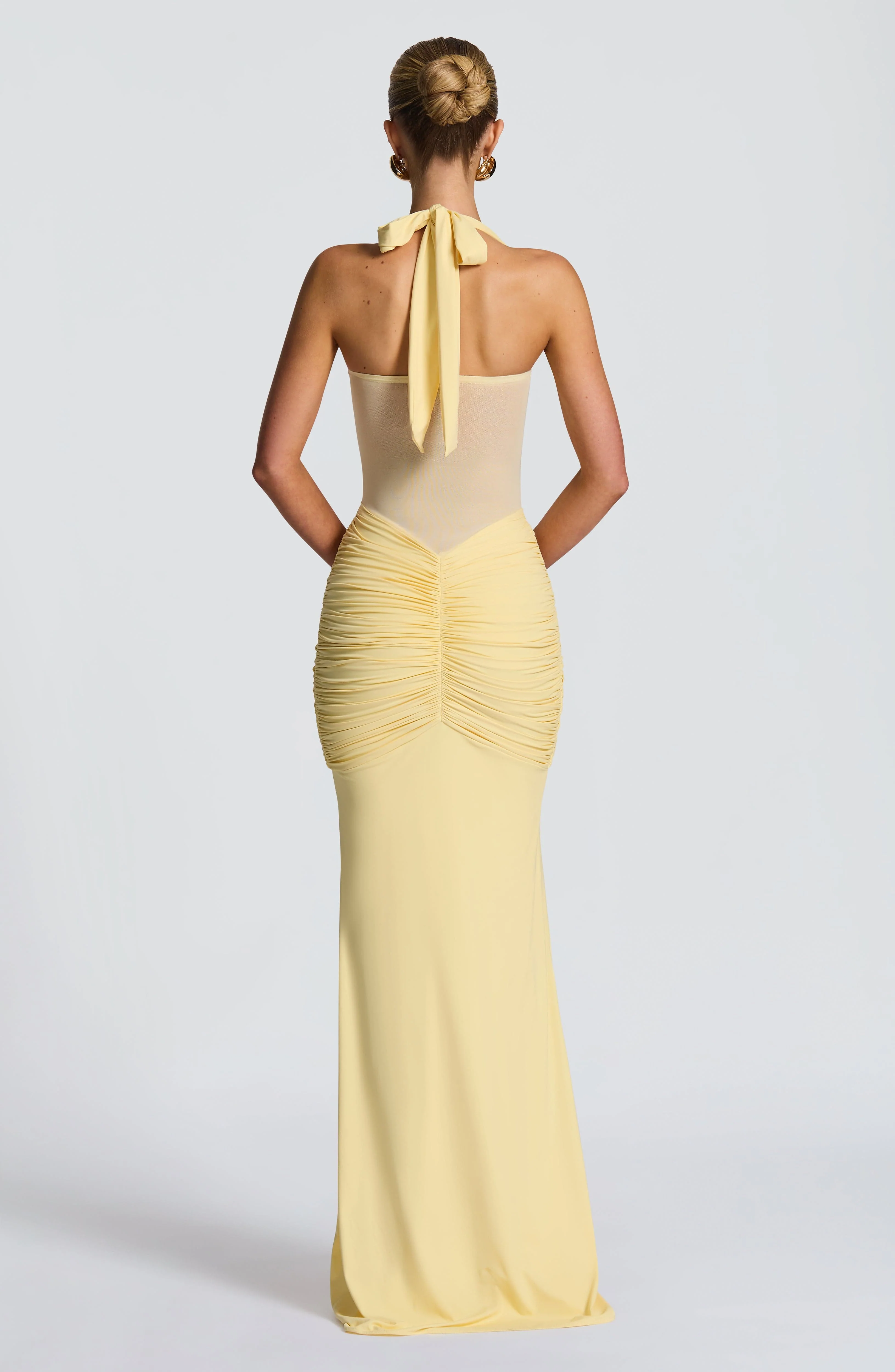 Vixen Maxi Dress - Lemon - Image 3