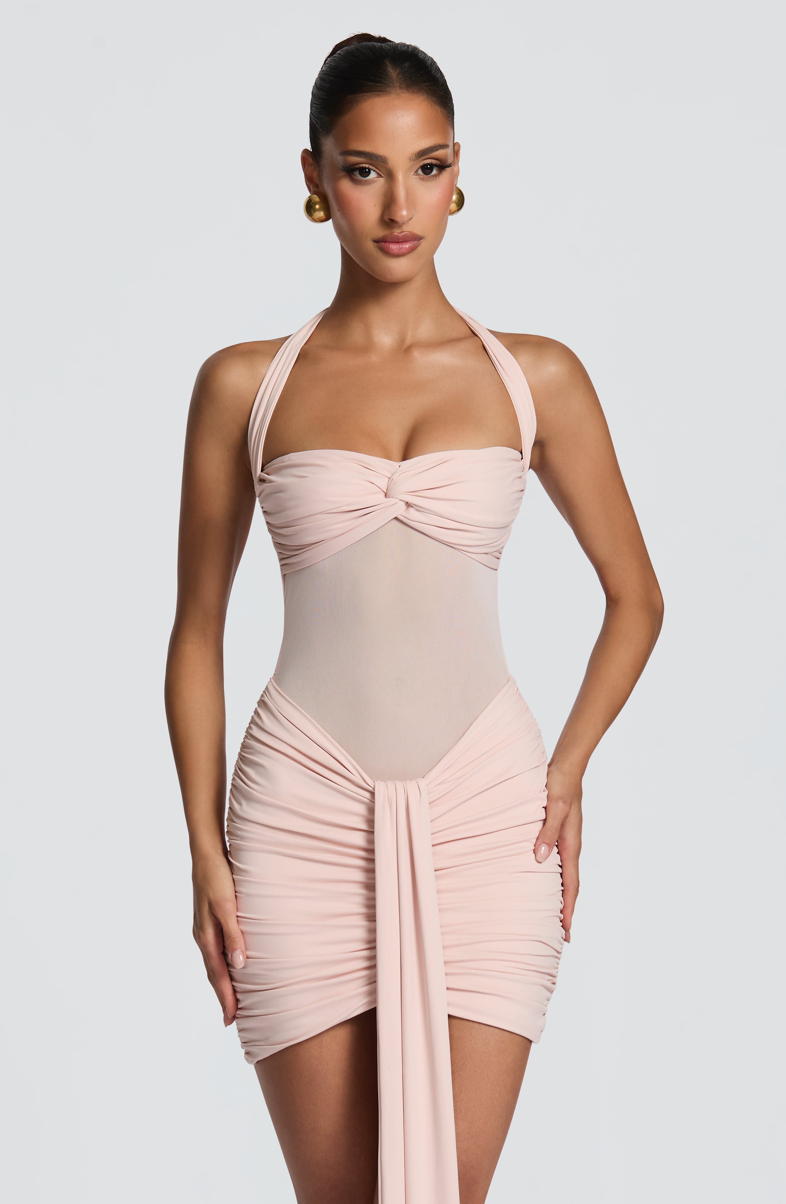 Vixen Mini Dress - Soft Blush - Image 4