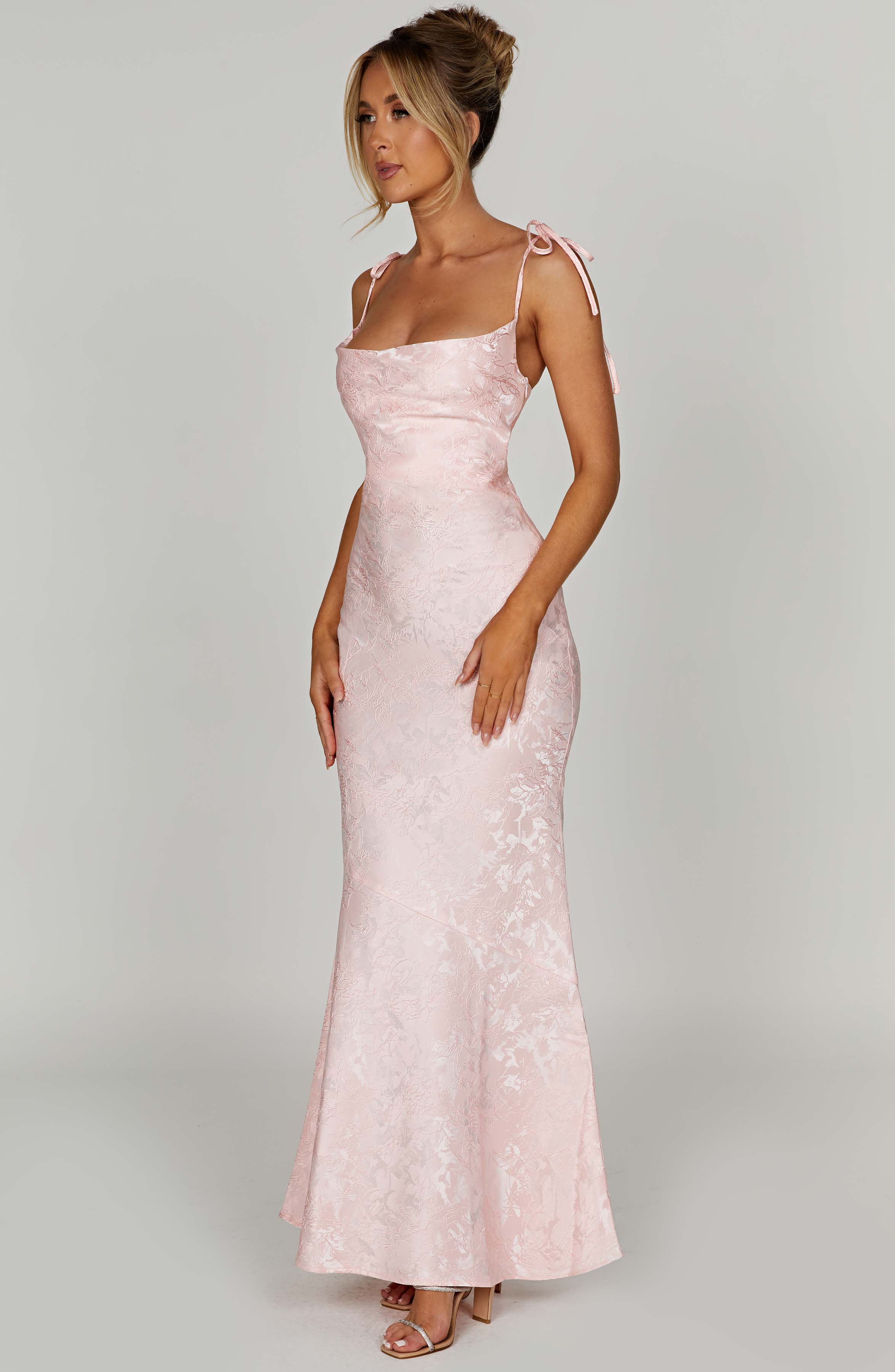 Whitney Maxi Dress - Blush - Image 7