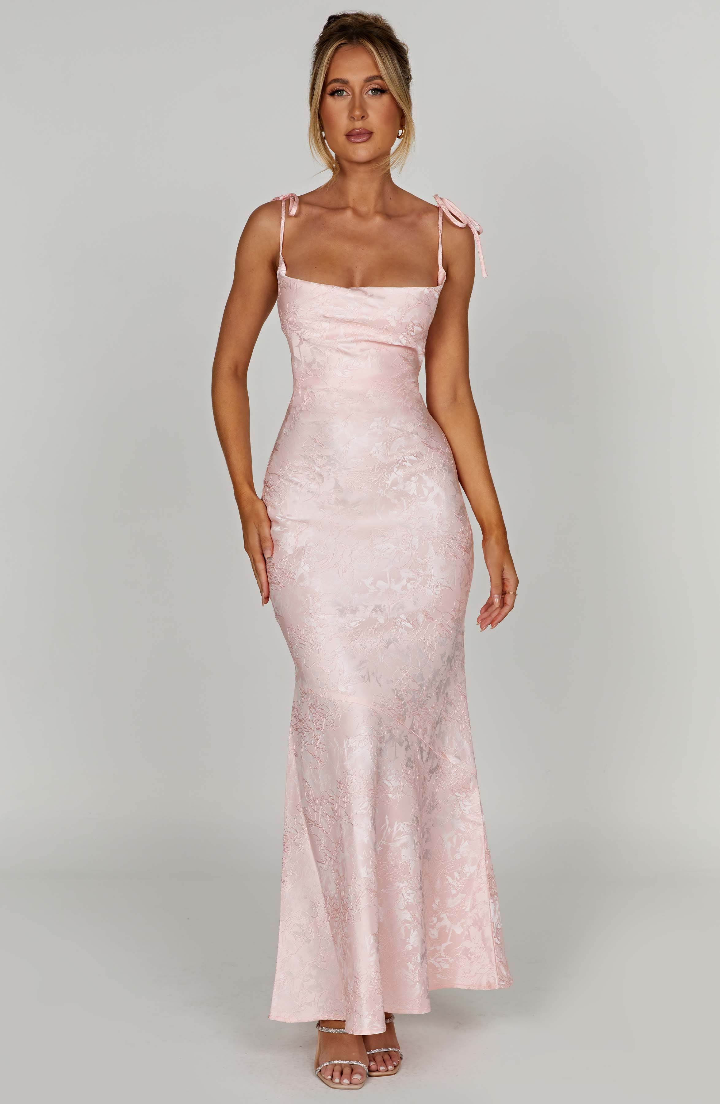 Whitney Maxi Dress - Blush - Image 9