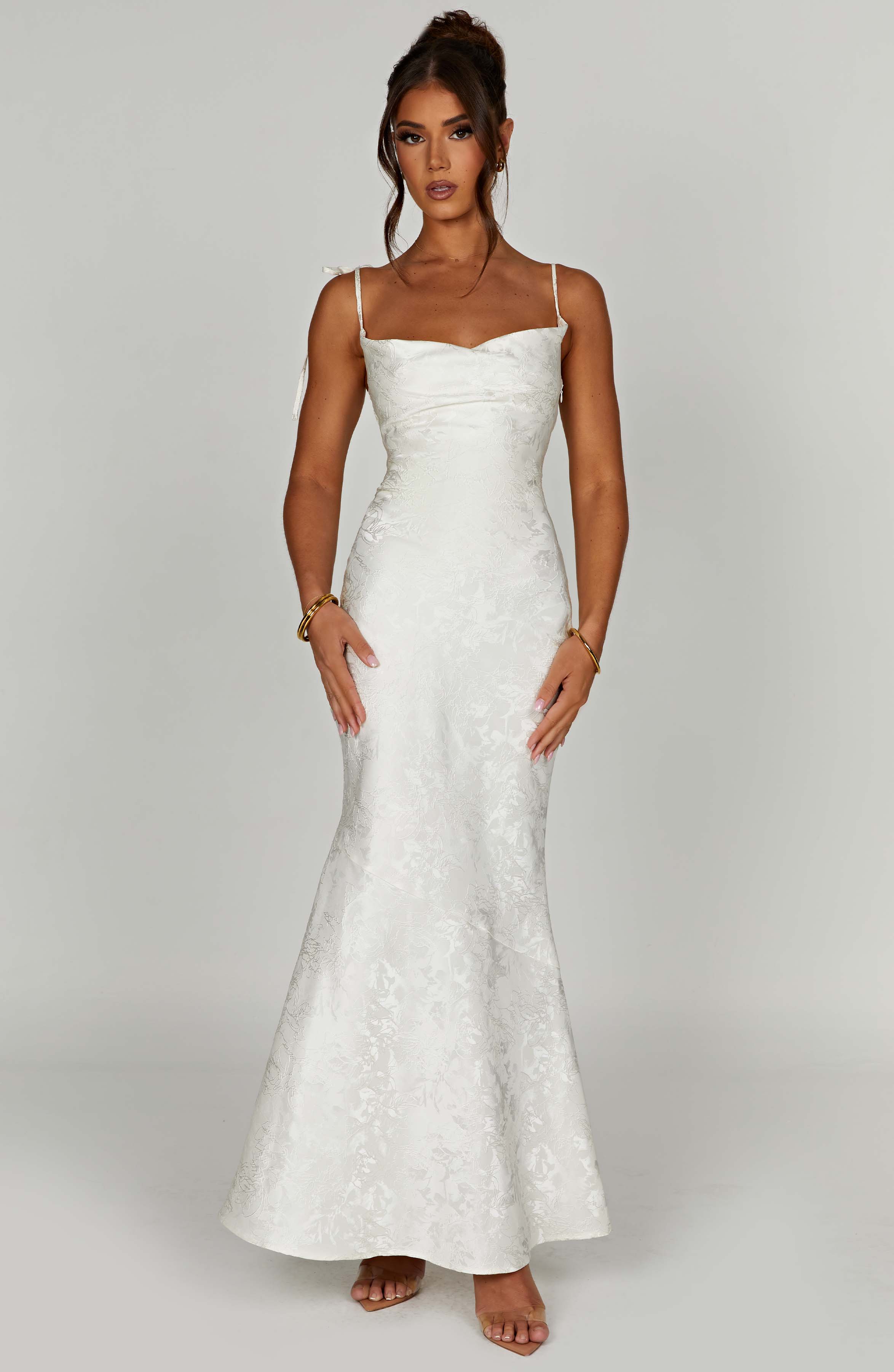 Whitney Maxi Dress - Ivory - Image 5