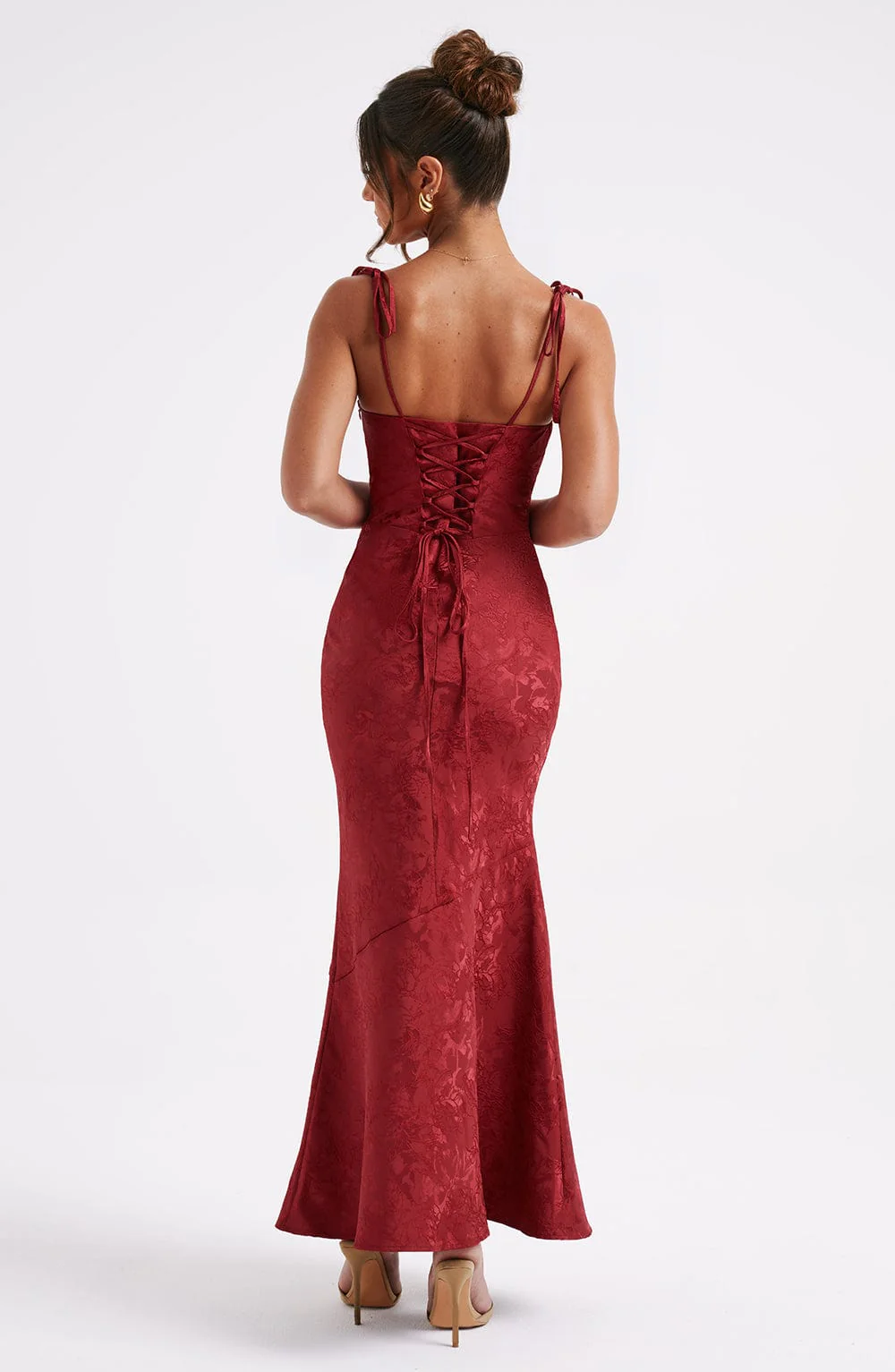 Whitney Maxi Dress - Red - Image 8