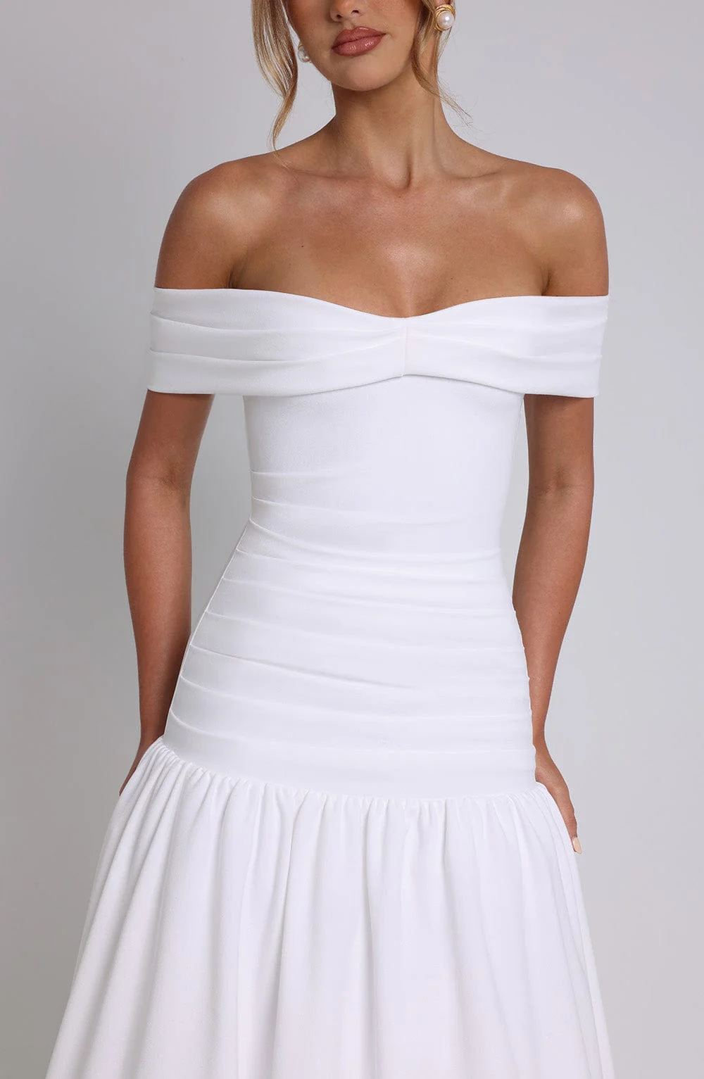 Wilhelmina Midaxi Dress - Ivory - Image 5