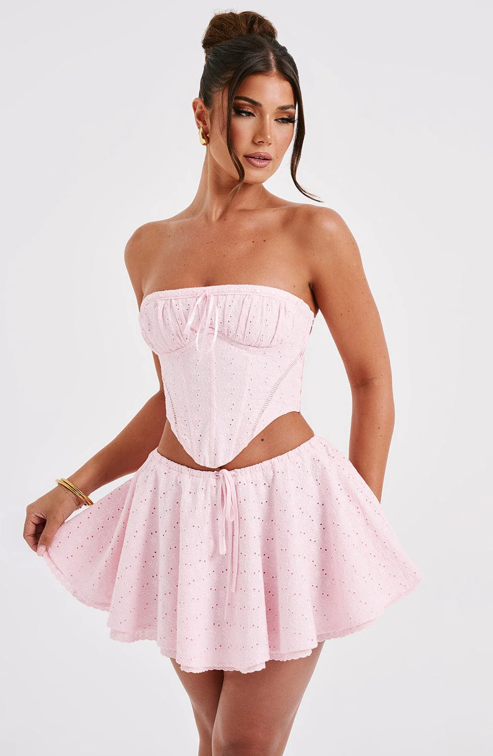 Winnie Mini Skirt - Blush - Image 10