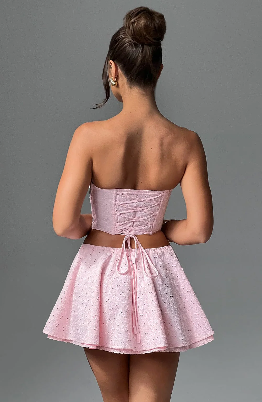 Winnie Mini Skirt - Blush - Image 2