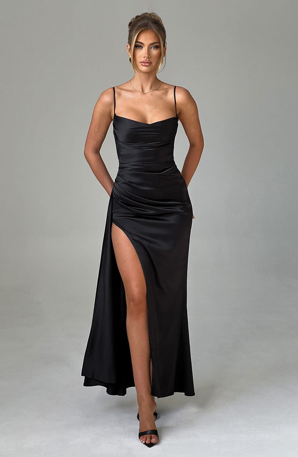 Winona Maxi Dress - Black - Image 4