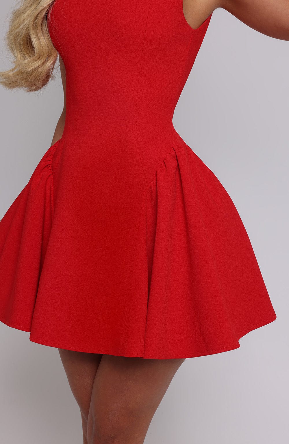 Yalina Mini Dress - Red - Image 11