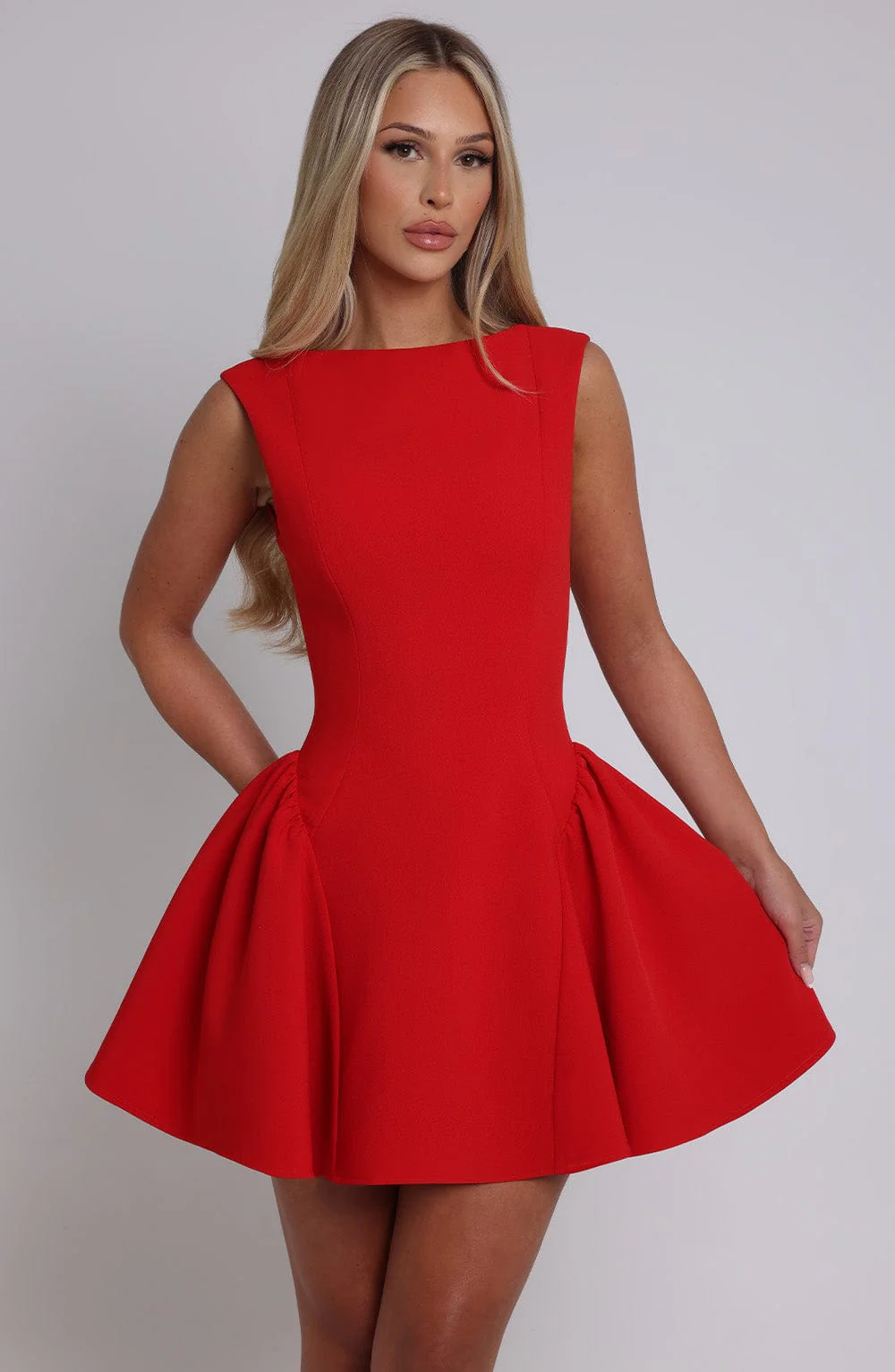Yalina Mini Dress - Red - Image 6