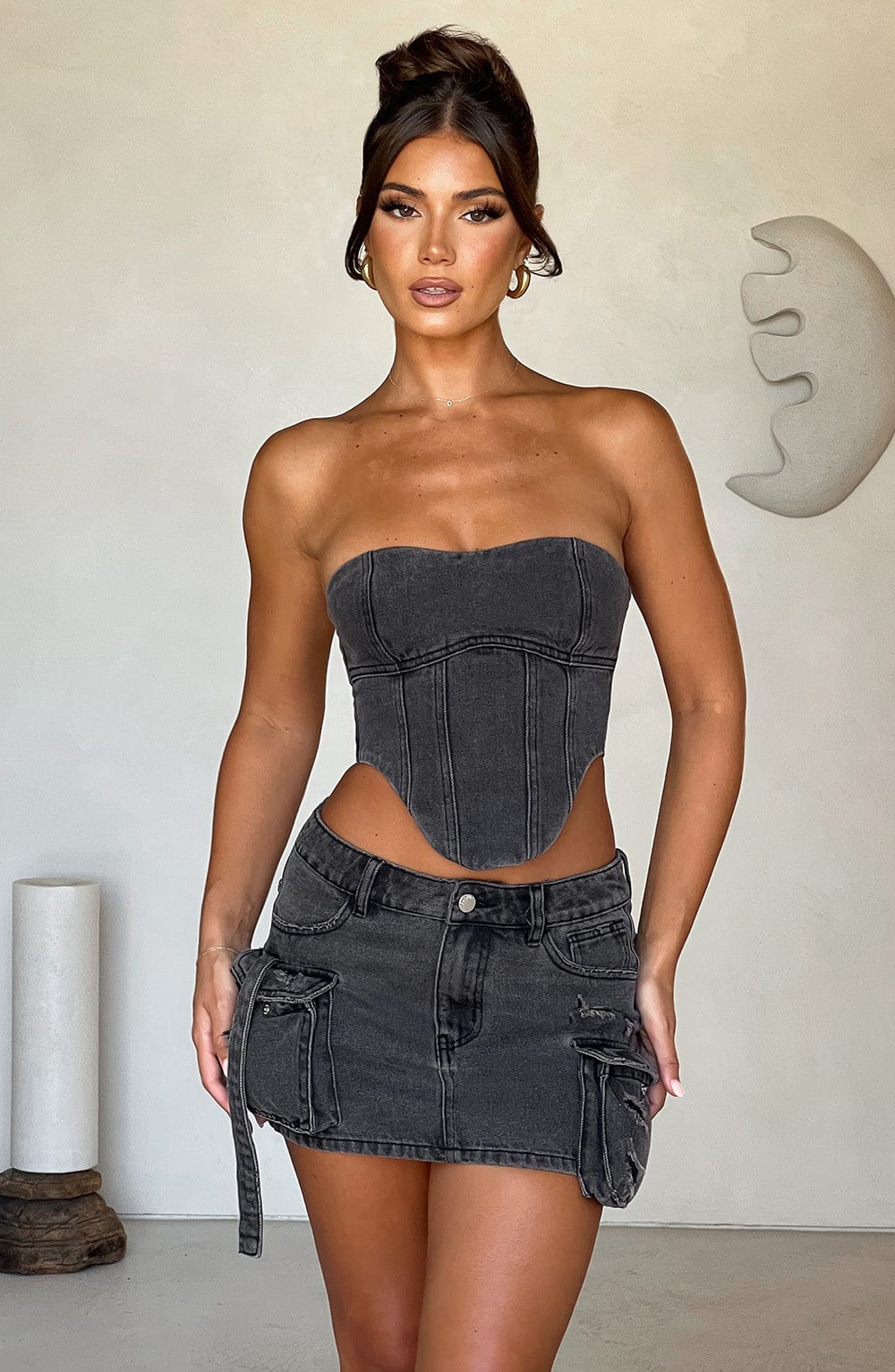 Yasie Corset - Black - Image 9