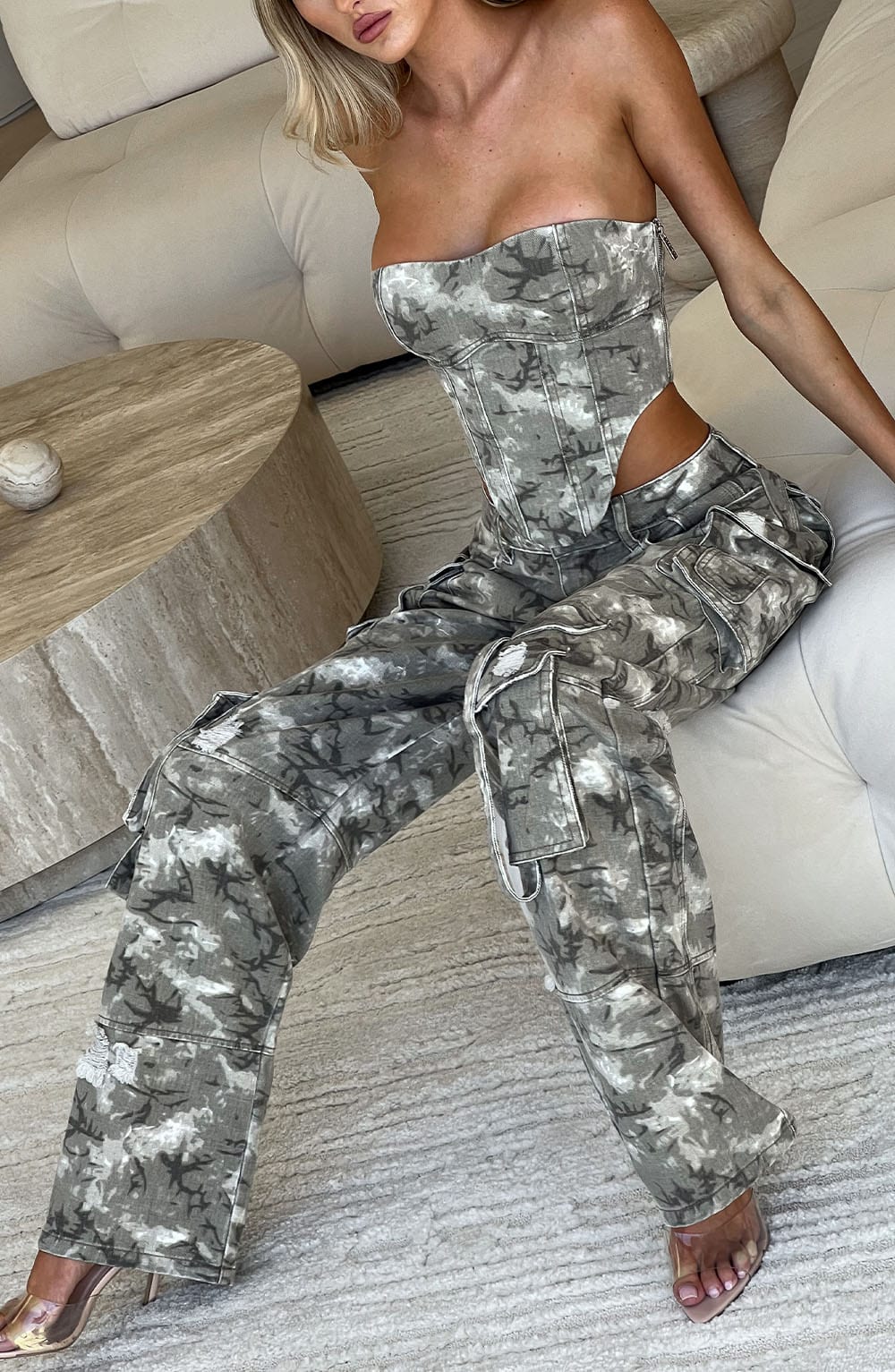 Yasie Corset - Camo Print - Image 5