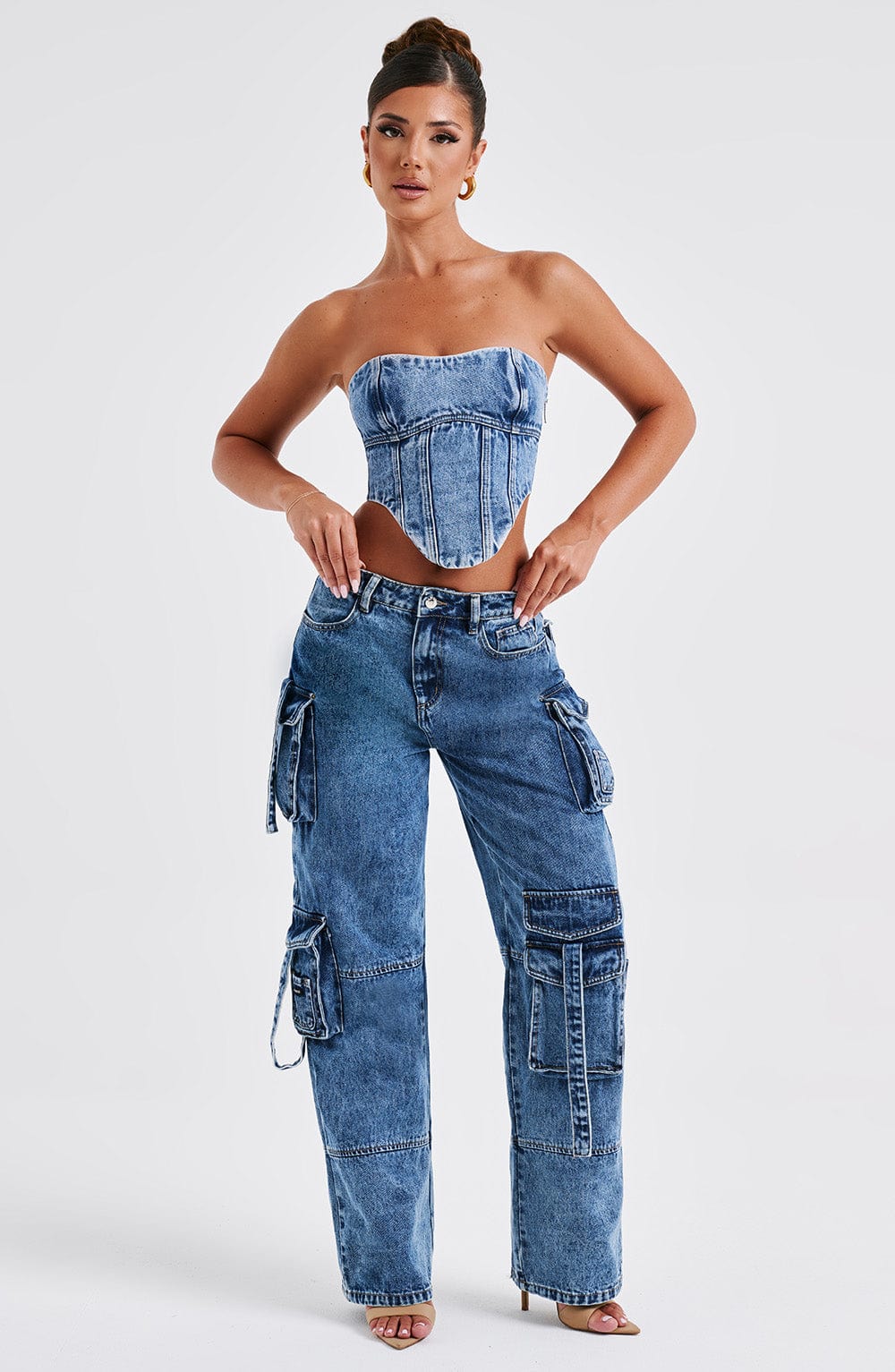 Yasie Corset - Dark Wash - Image 14