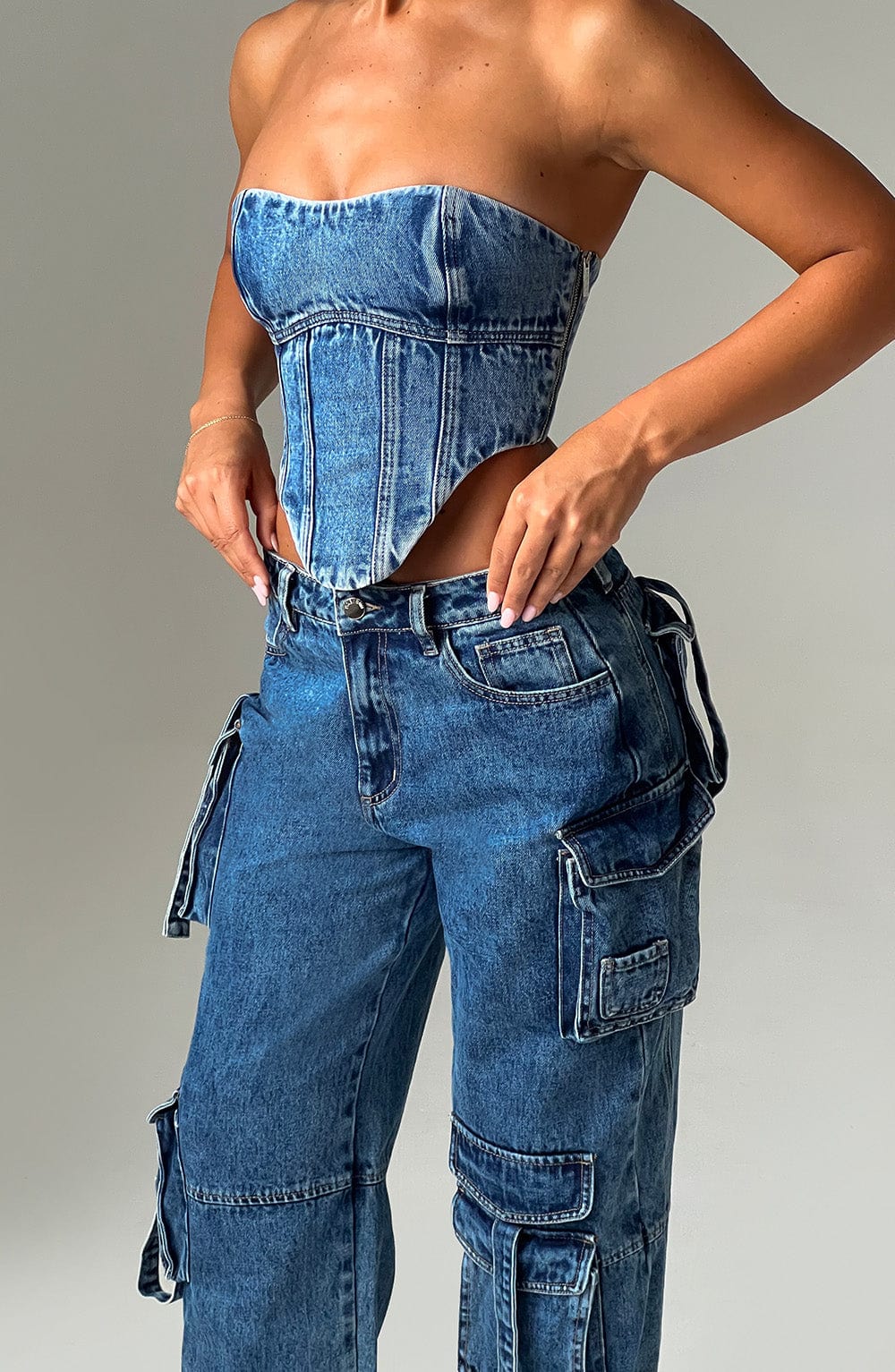Yasie Corset - Dark Wash - Image 3