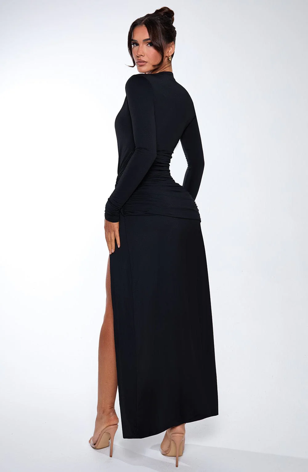 Ysabella Maxi Dress - Black - Image 12