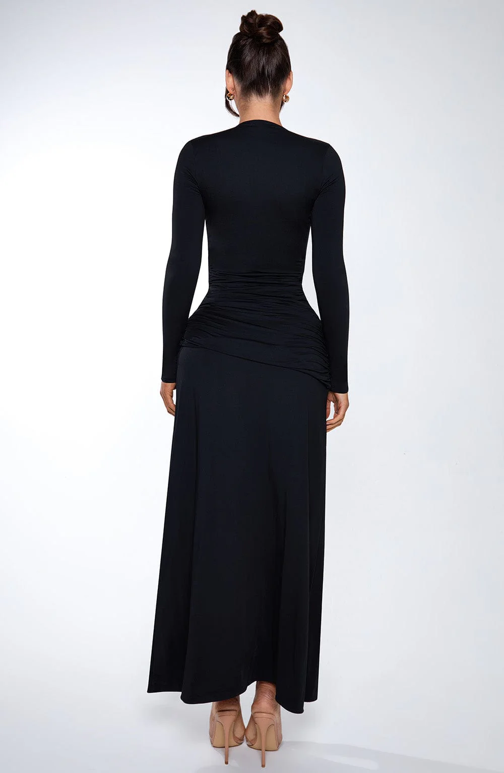 Ysabella Maxi Dress - Black - Image 8
