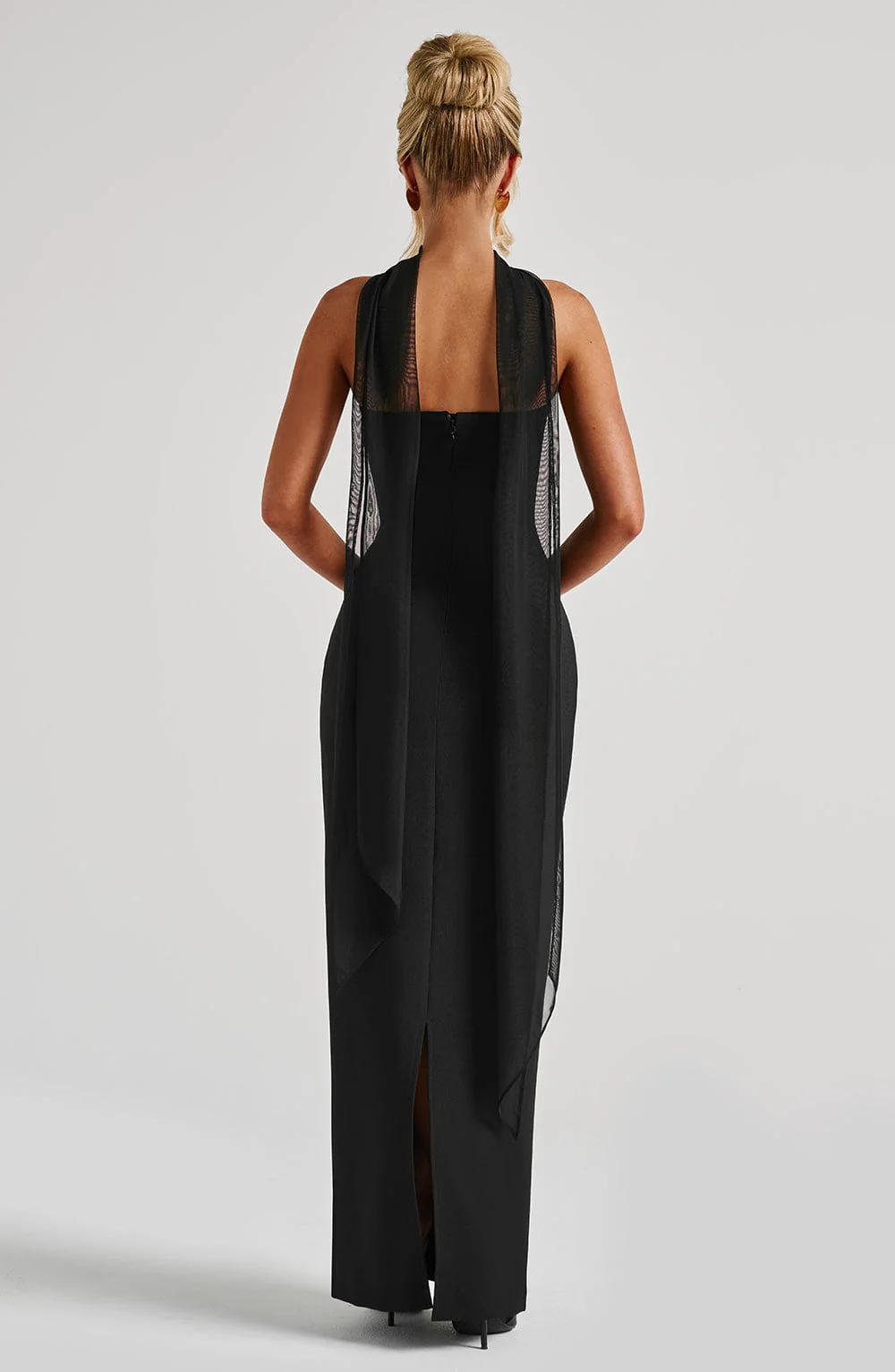 Yulia Maxi Dress - Black - Image 3