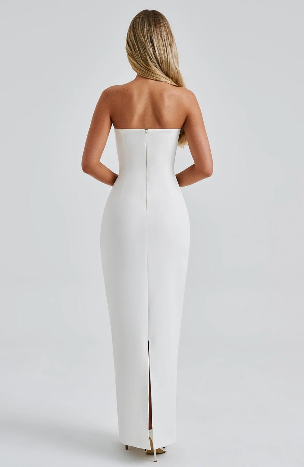 Yulia Maxi Dress - Ivory - Image 3